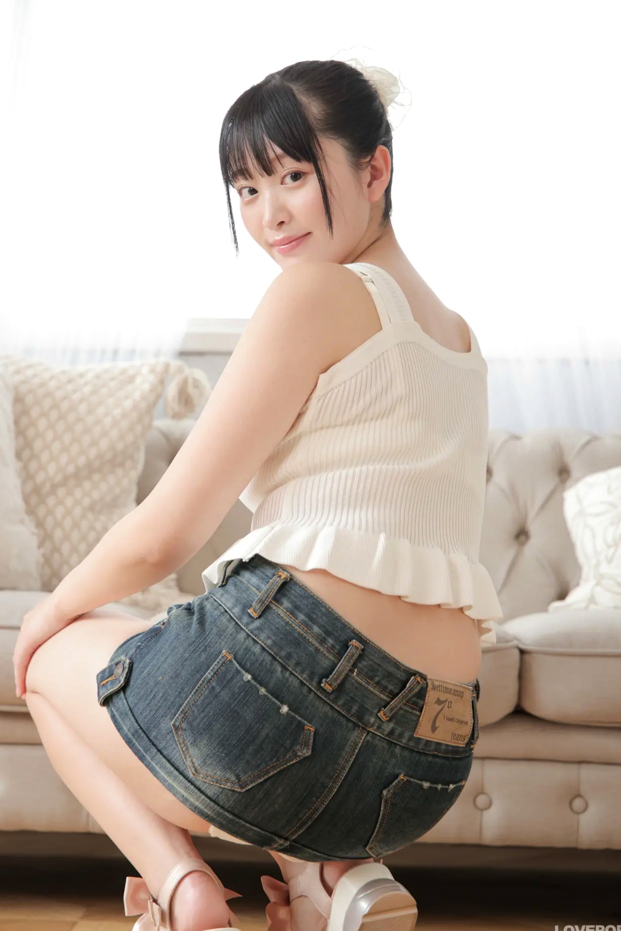 [LOVEPOP] Ayane Mitsuki 美月絢音 Photoset 06 性感牛仔短裙家居私房写真