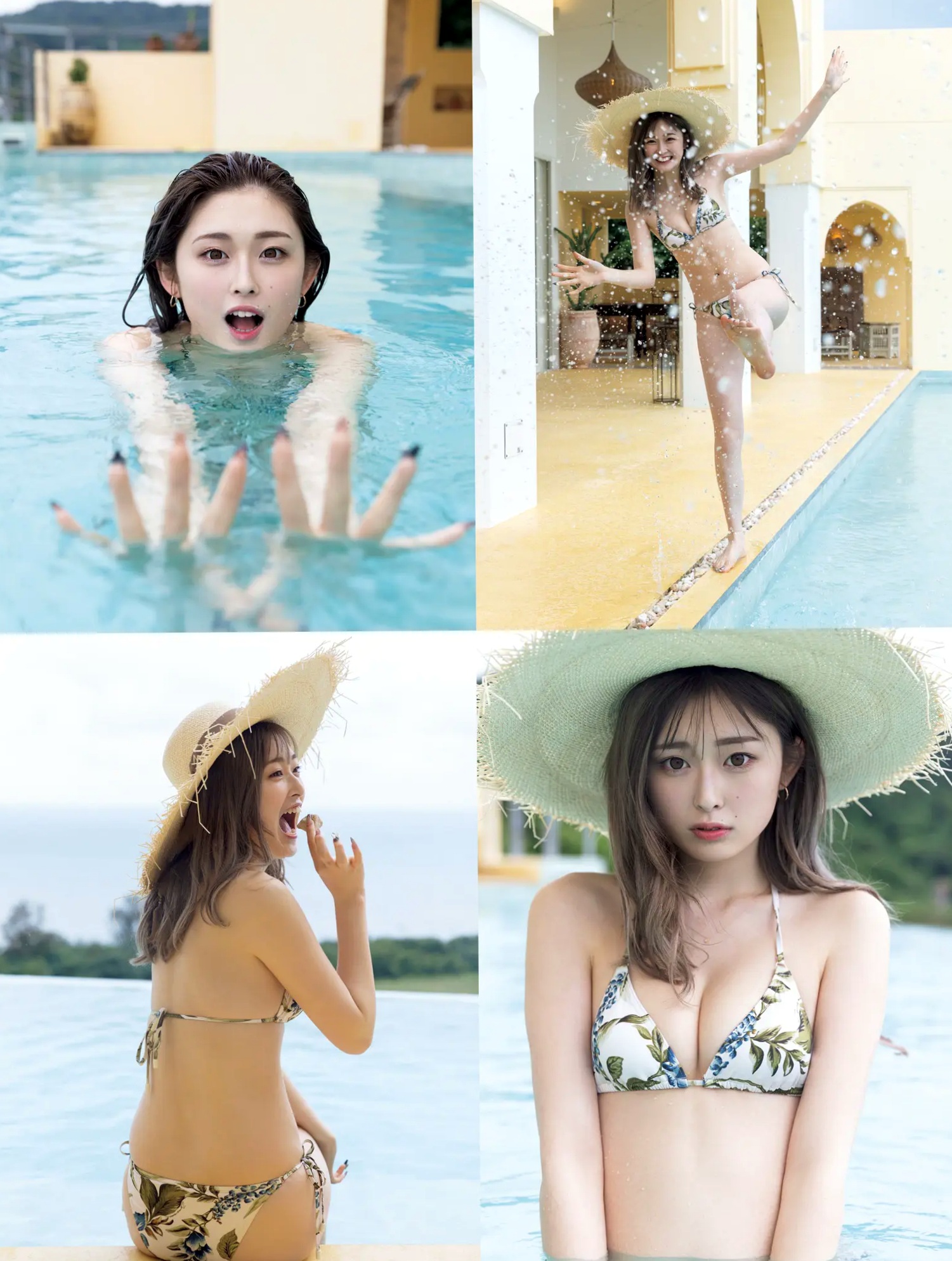 ゆうちゃみ - ゆうな 日本性感辣妹写真 湿身诱惑与野性黑丝街拍