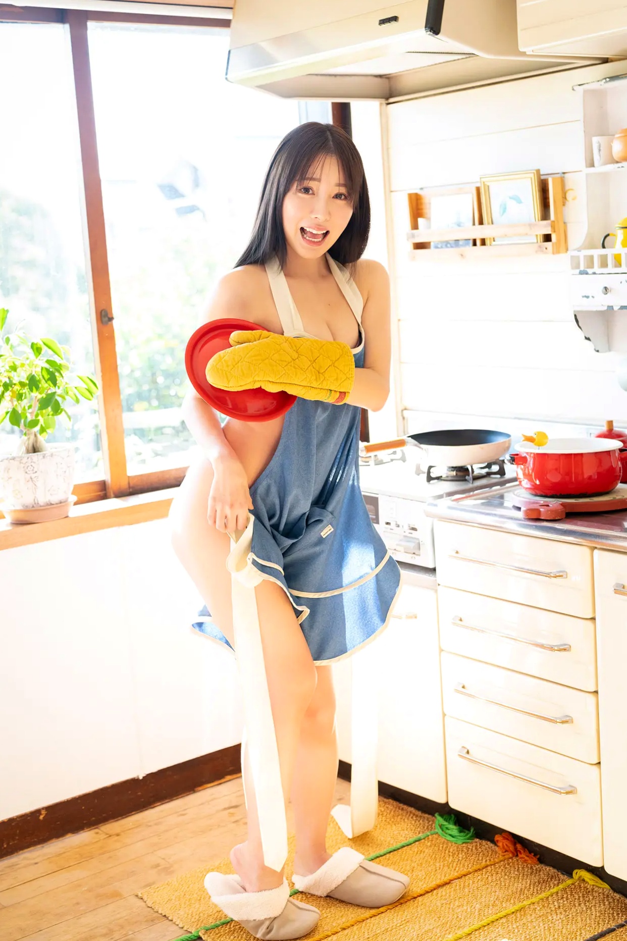 橘舞 - 安心してください！日本女神家居比基尼与浴室湿身性感写真