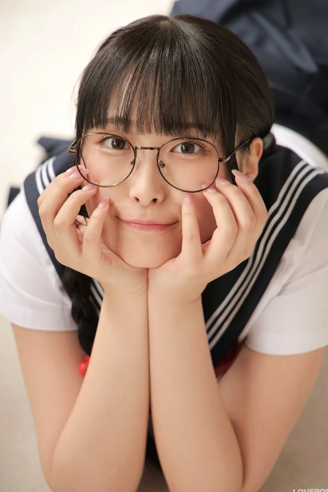 [LOVEPOP] Marina Asakawa 浅川まりな Photoset 02 日系眼镜水手服清纯校服美腿写真