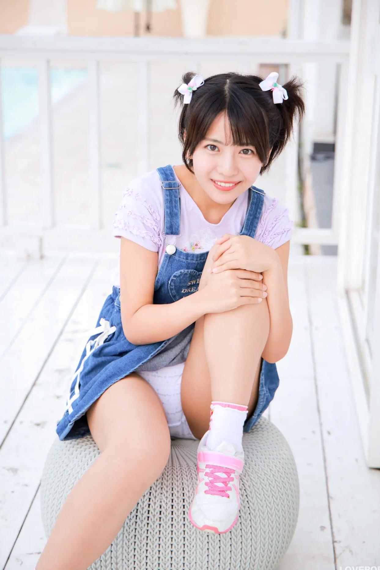 [LOVEPOP] Moeka Sasaki 佐々木萌香 Photoset 28 户外双马尾牛仔裙清纯写真