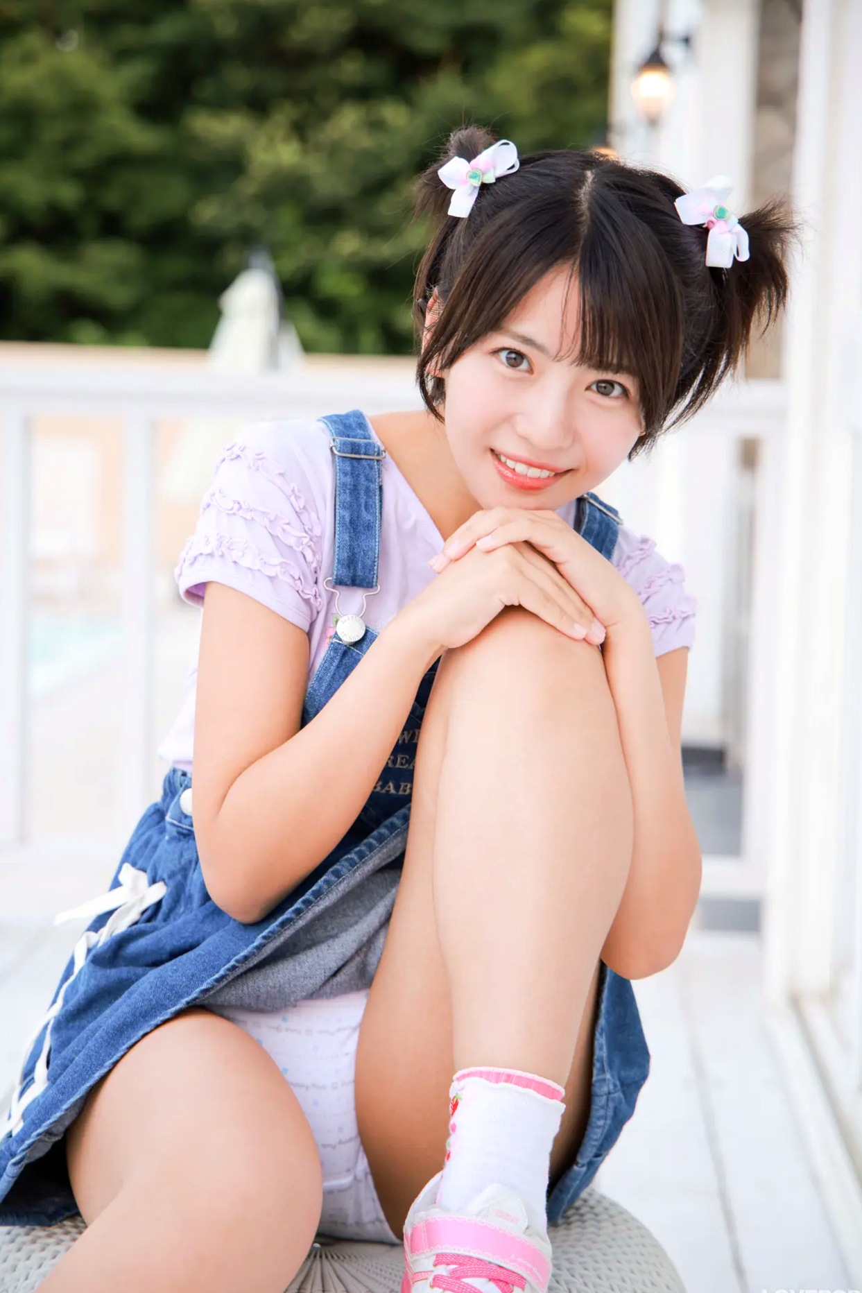 [LOVEPOP] Moeka Sasaki 佐々木萌香 Photoset 28 户外双马尾牛仔裙清纯写真