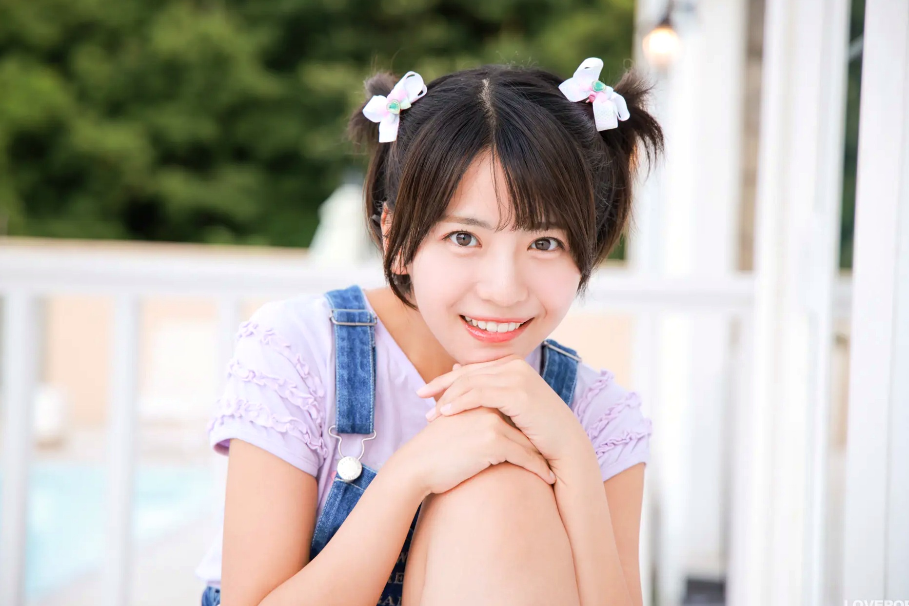 [LOVEPOP] Moeka Sasaki 佐々木萌香 Photoset 28 户外双马尾牛仔裙清纯写真