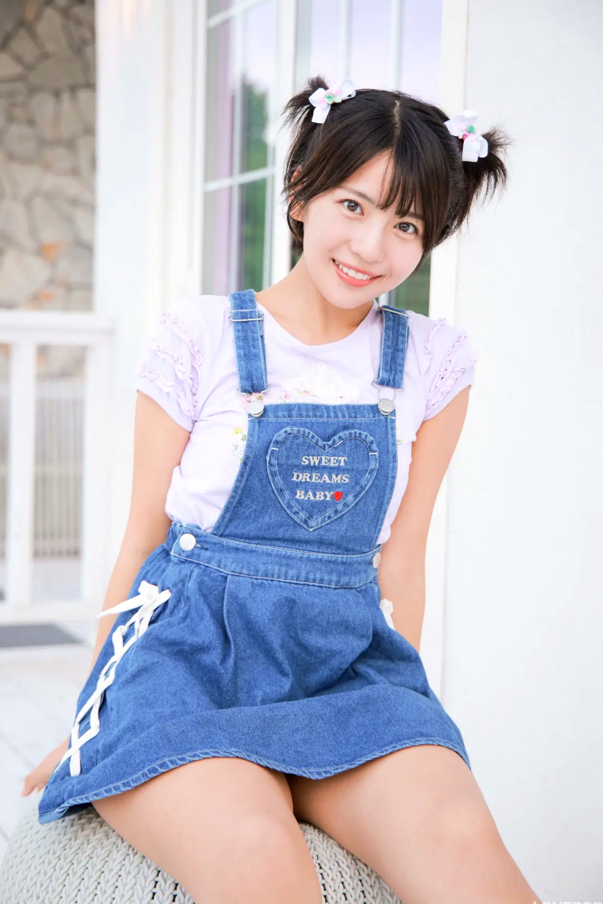 [LOVEPOP] Moeka Sasaki 佐々木萌香 Photoset 28 户外双马尾牛仔裙清纯写真