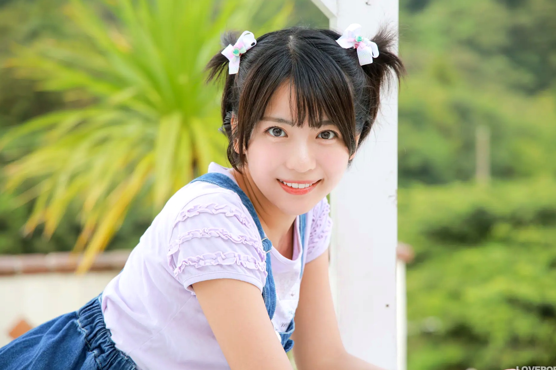 [LOVEPOP] Moeka Sasaki 佐々木萌香 Photoset 28 户外双马尾牛仔裙清纯写真