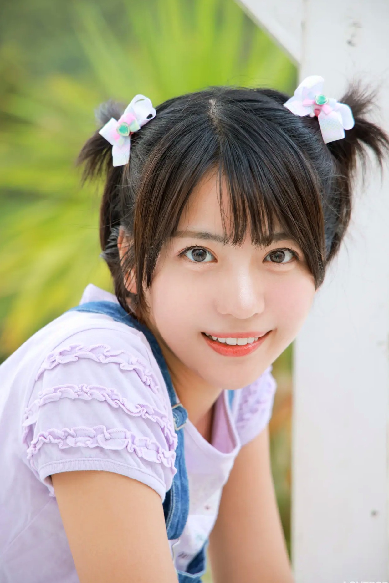 [LOVEPOP] Moeka Sasaki 佐々木萌香 Photoset 28 户外双马尾牛仔裙清纯写真