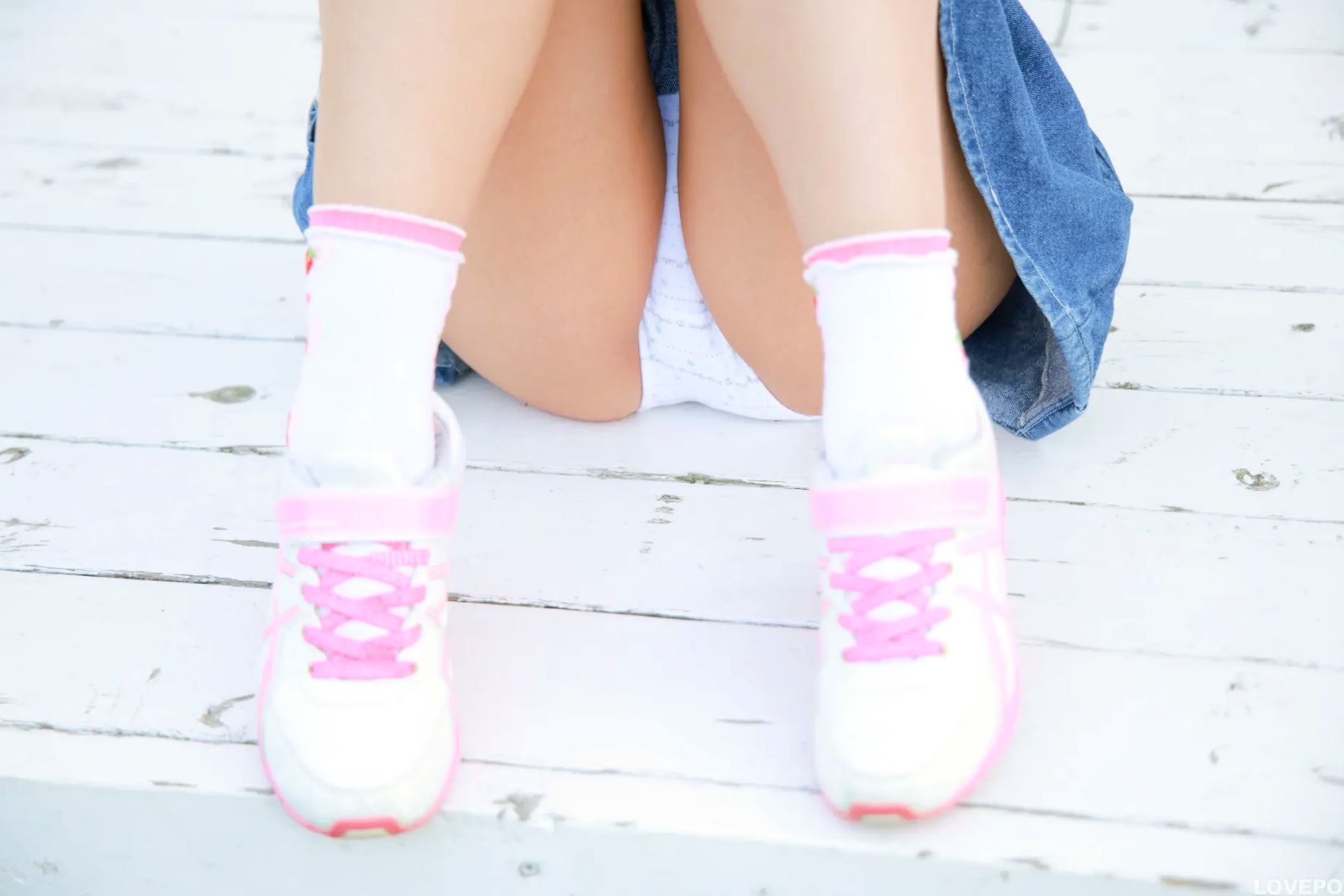[LOVEPOP] Moeka Sasaki 佐々木萌香 Photoset 28 户外双马尾牛仔裙清纯写真