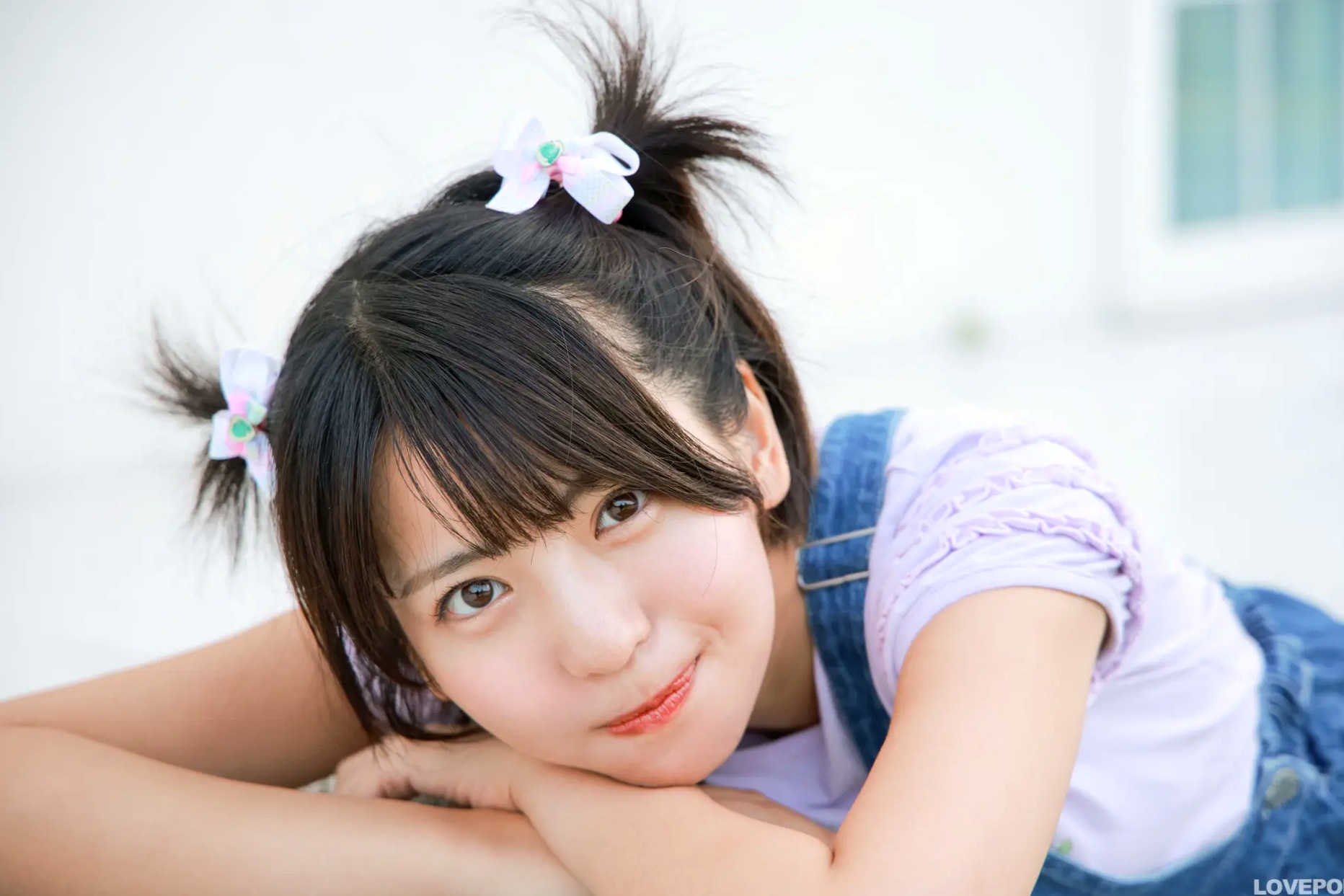 [LOVEPOP] Moeka Sasaki 佐々木萌香 Photoset 28 户外双马尾牛仔裙清纯写真