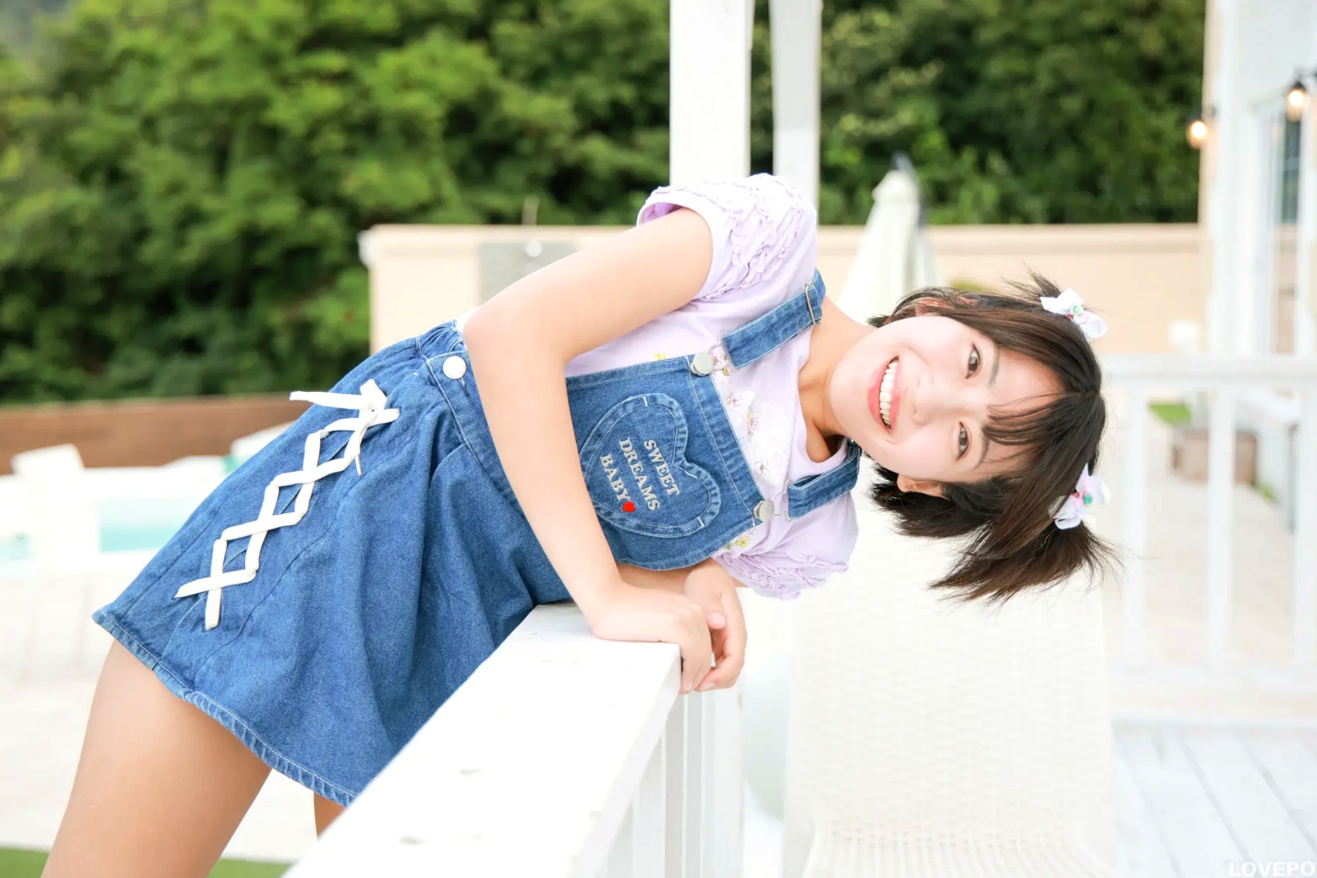 [LOVEPOP] Moeka Sasaki 佐々木萌香 Photoset 28 户外双马尾牛仔裙清纯写真