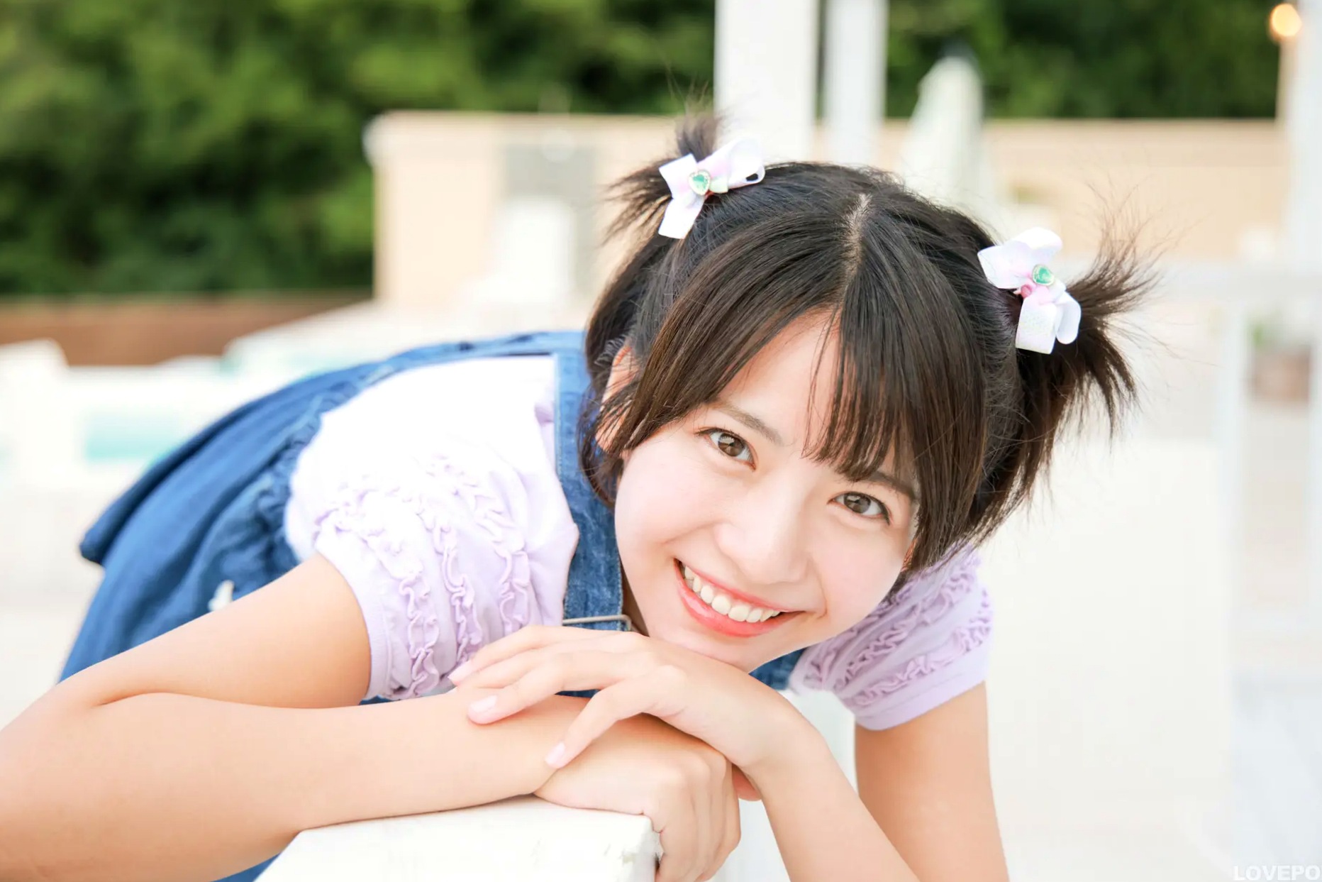 [LOVEPOP] Moeka Sasaki 佐々木萌香 Photoset 28 户外双马尾牛仔裙清纯写真