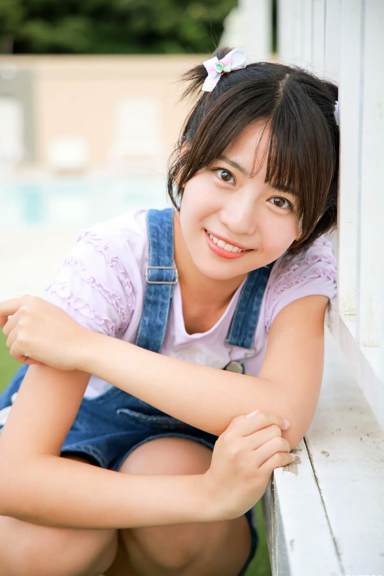 [LOVEPOP] Moeka Sasaki 佐々木萌香 Photoset 28 户外双马尾牛仔裙清纯写真
