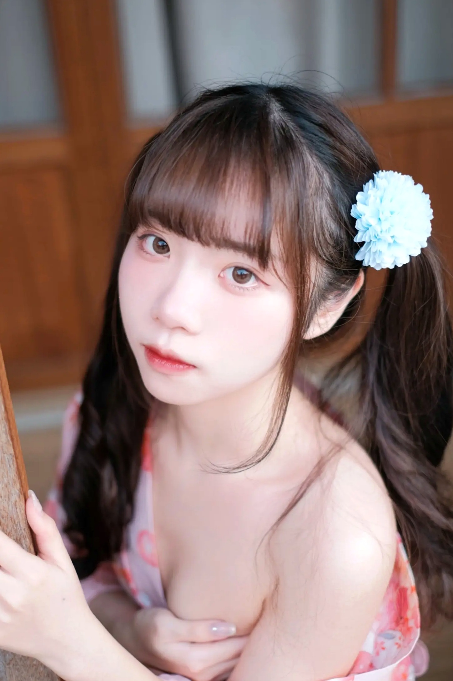 可可小白兔 夏日浴衣 纯欲粉嫩少女 日系和服私房写真