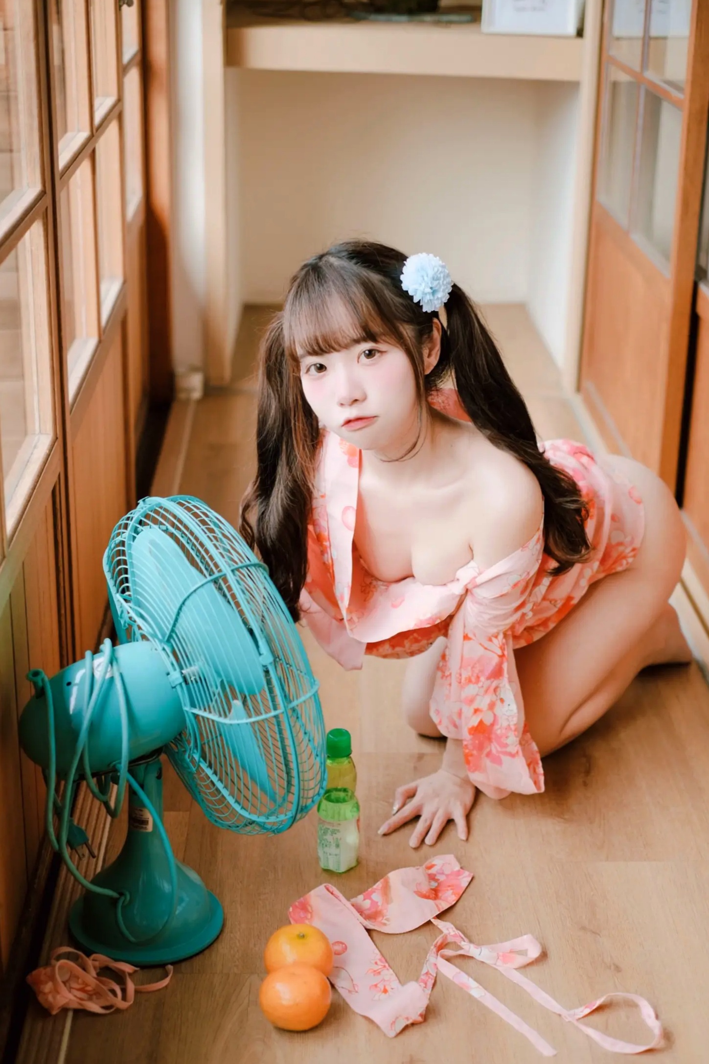 可可小白兔 夏日浴衣 纯欲粉嫩少女 日系和服私房写真