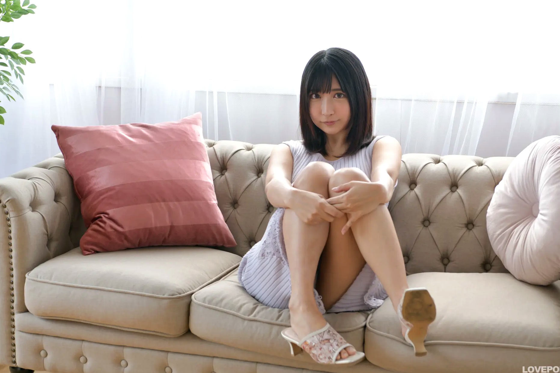 [LOVEPOP] Kaoru Ichihara 市原薫 Photoset 05 居家针织长裙温柔气质写真