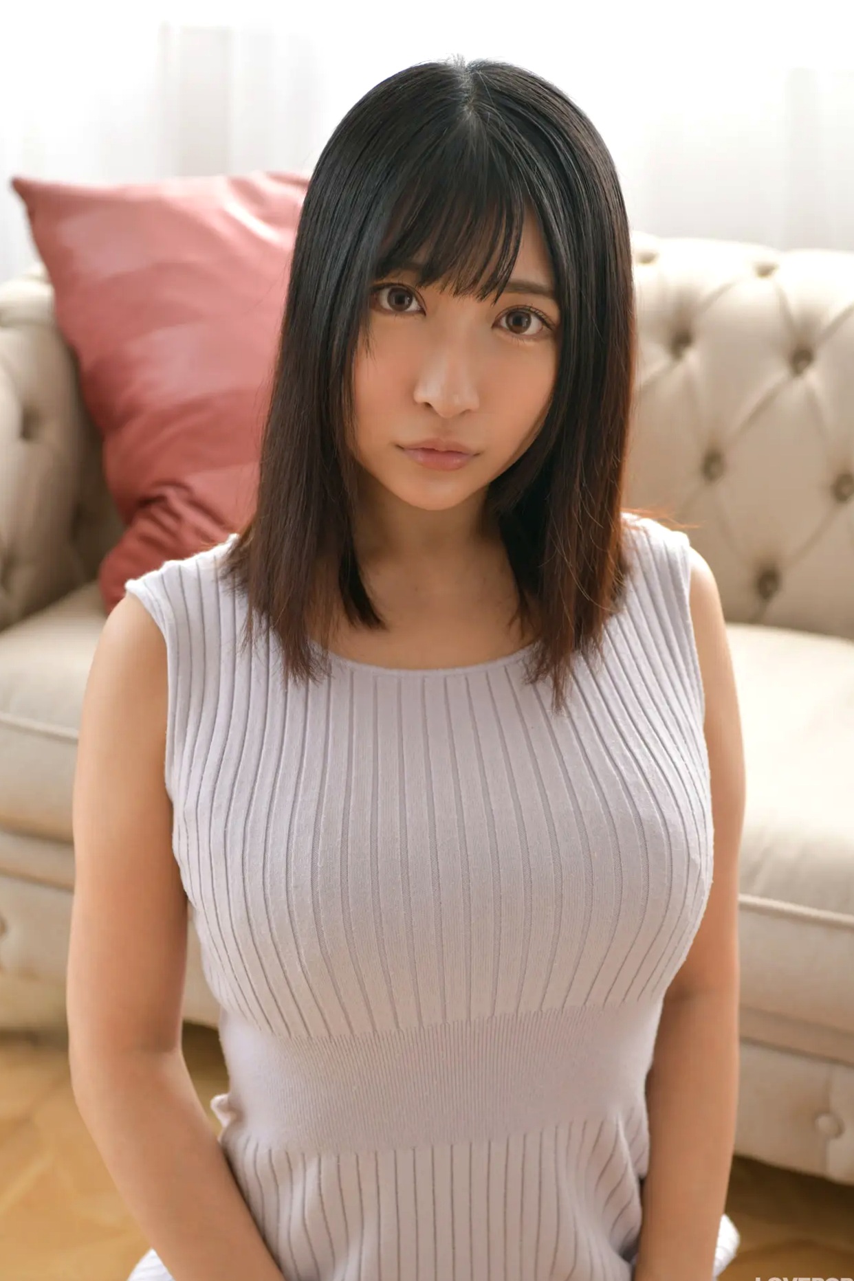 [LOVEPOP] Kaoru Ichihara 市原薫 Photoset 05 居家针织长裙温柔气质写真