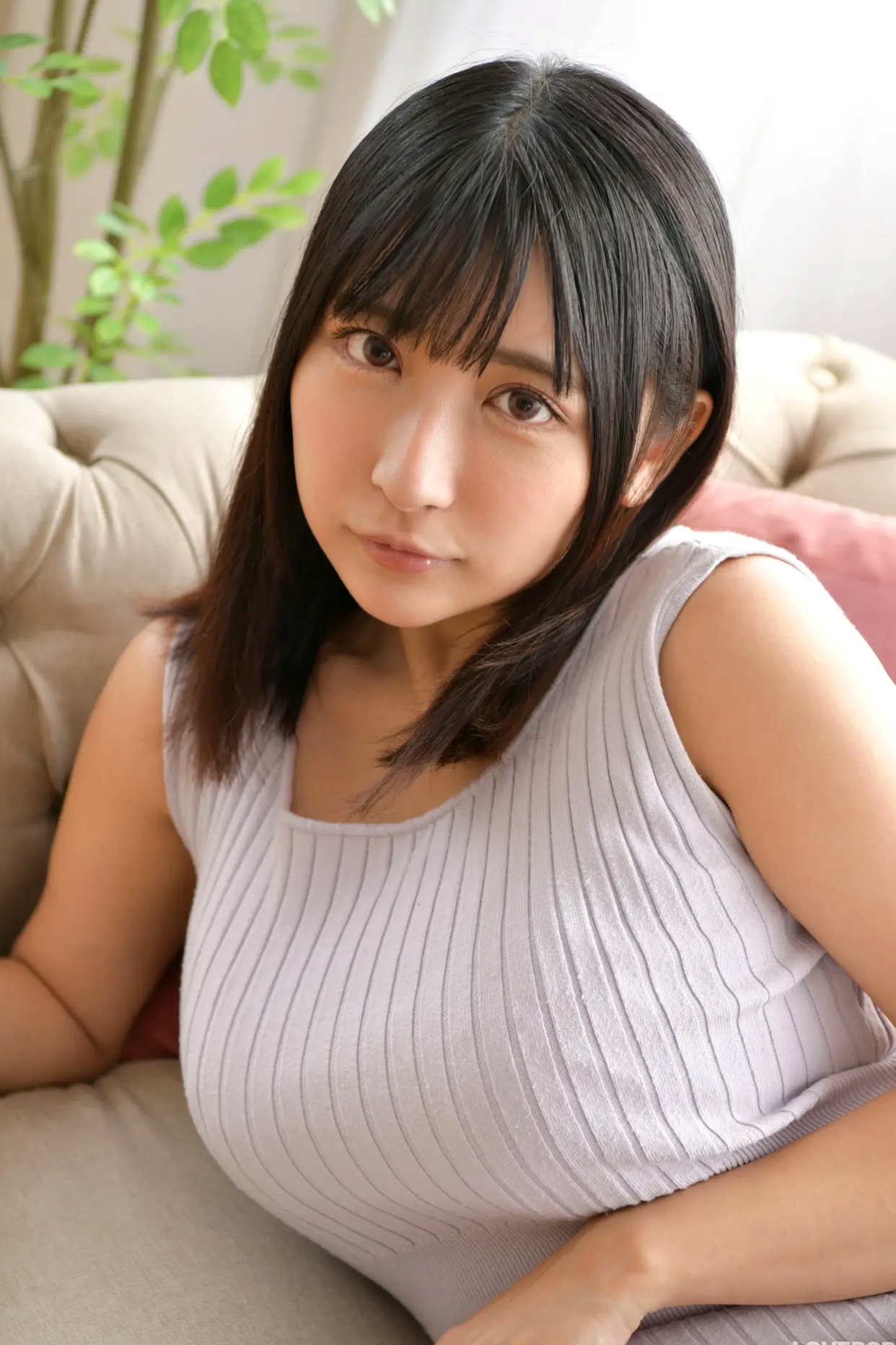[LOVEPOP] Kaoru Ichihara 市原薫 Photoset 05 居家针织长裙温柔气质写真