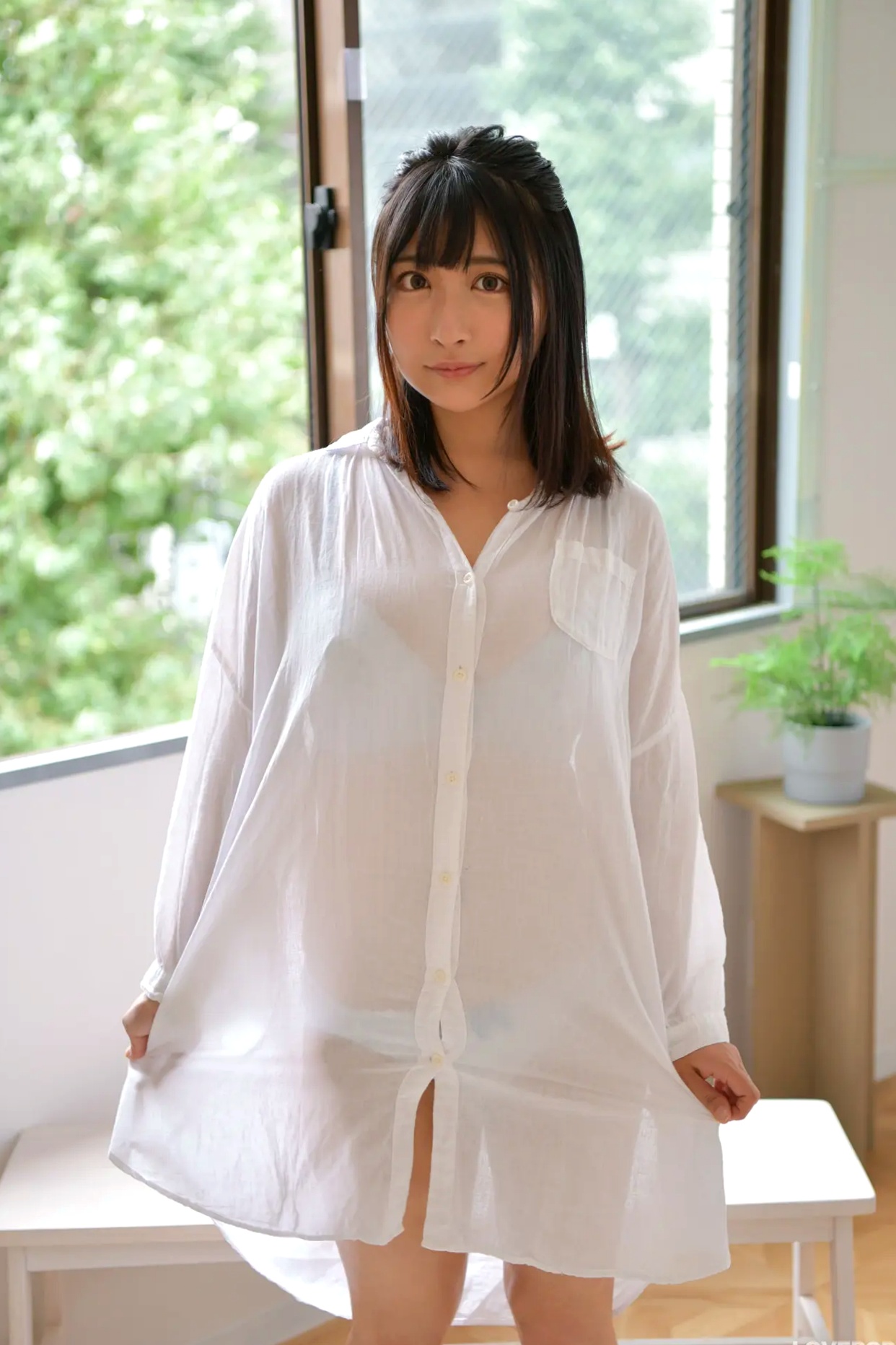 [LOVEPOP] Kaoru Ichihara 市原薫 Photoset 04 日系家居白衬衫内衣私房性感写真