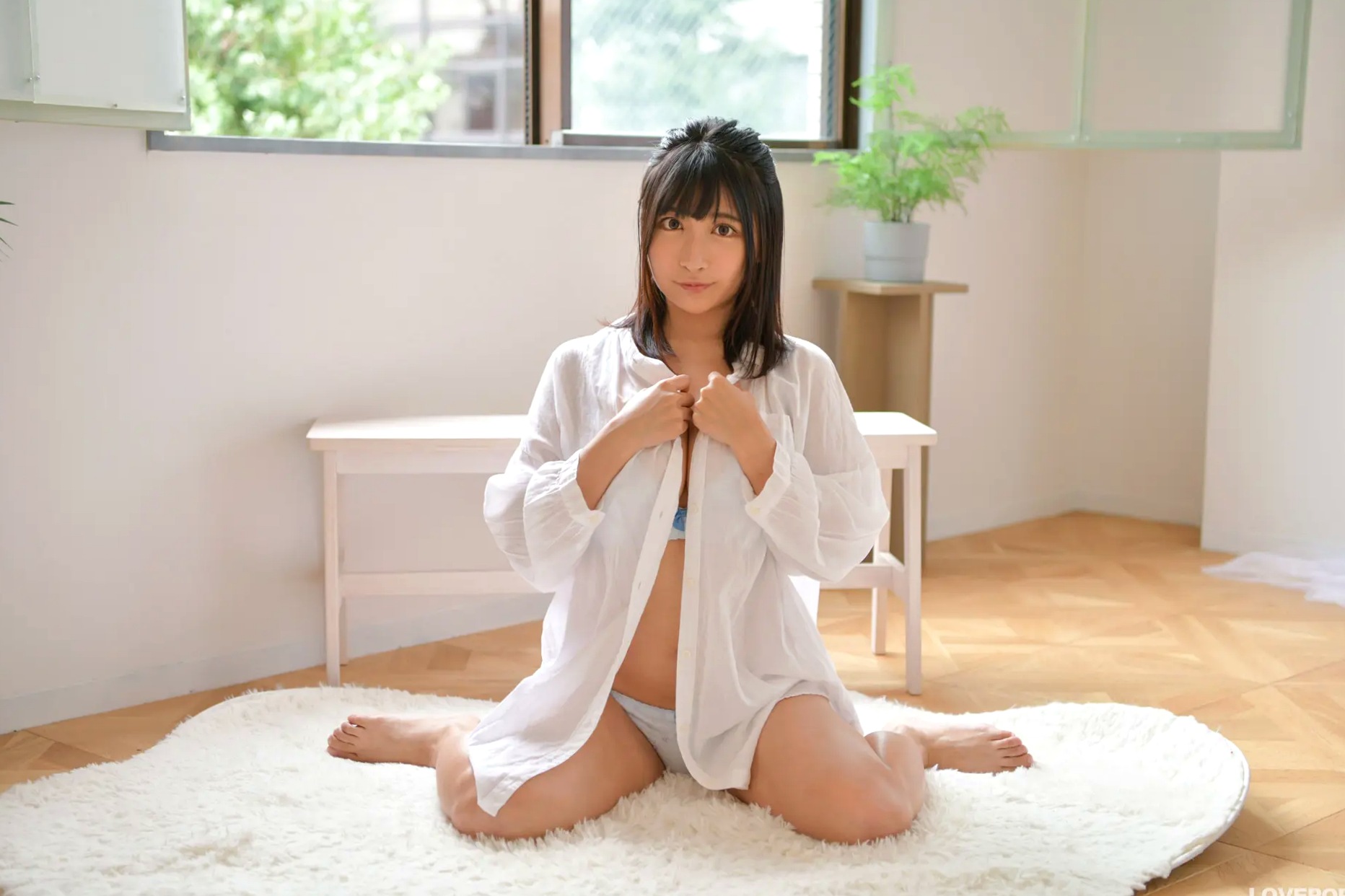 [LOVEPOP] Kaoru Ichihara 市原薫 Photoset 04 日系家居白衬衫内衣私房性感写真