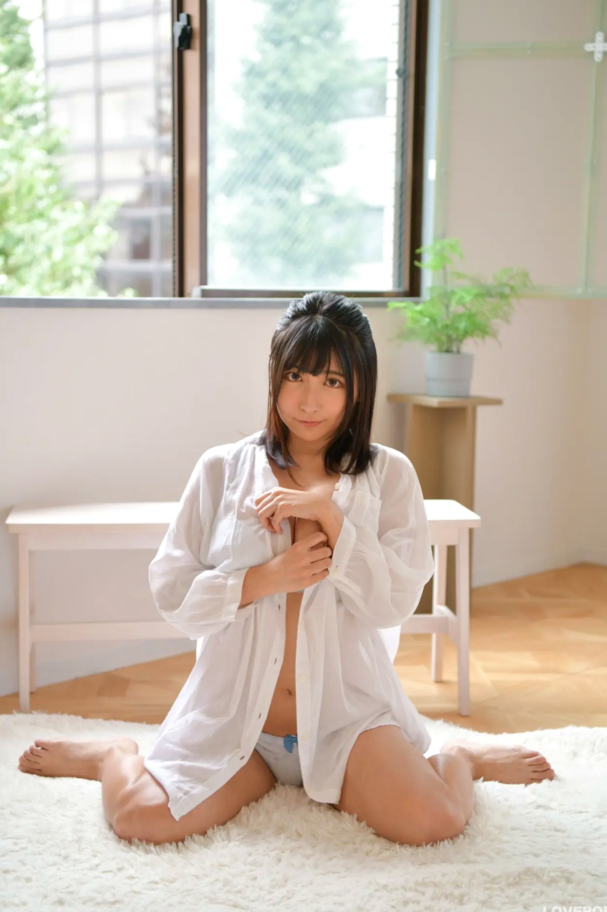 [LOVEPOP] Kaoru Ichihara 市原薫 Photoset 04 日系家居白衬衫内衣私房性感写真