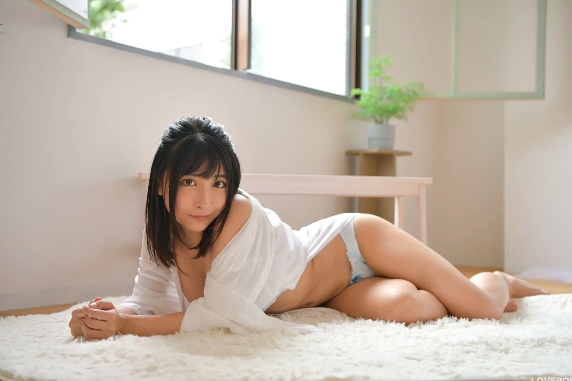 [LOVEPOP] Kaoru Ichihara 市原薫 Photoset 04 日系家居白衬衫内衣私房性感写真