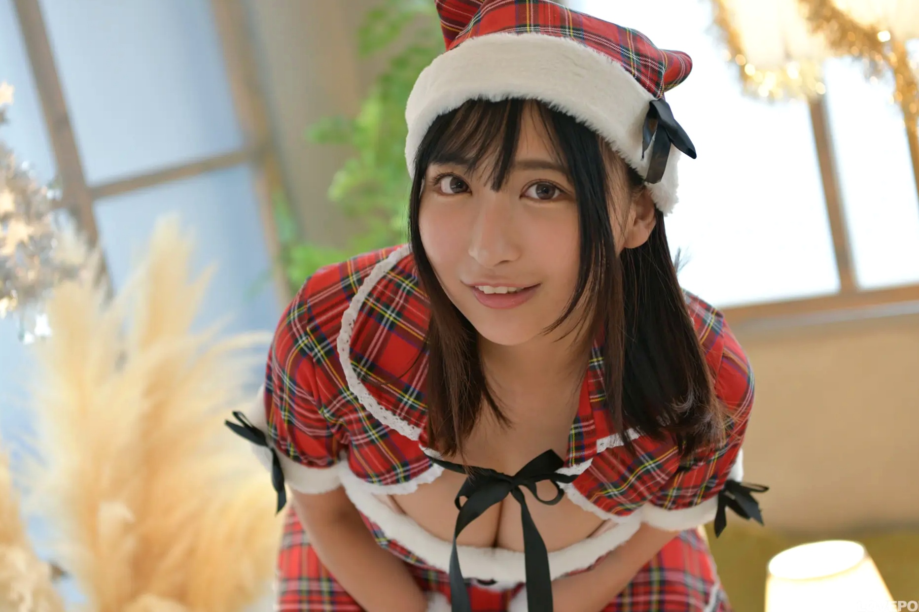 [LOVEPOP] Kaoru Ichihara 市原薫 Photoset 03 圣诞格子裙俏皮可爱角色扮演