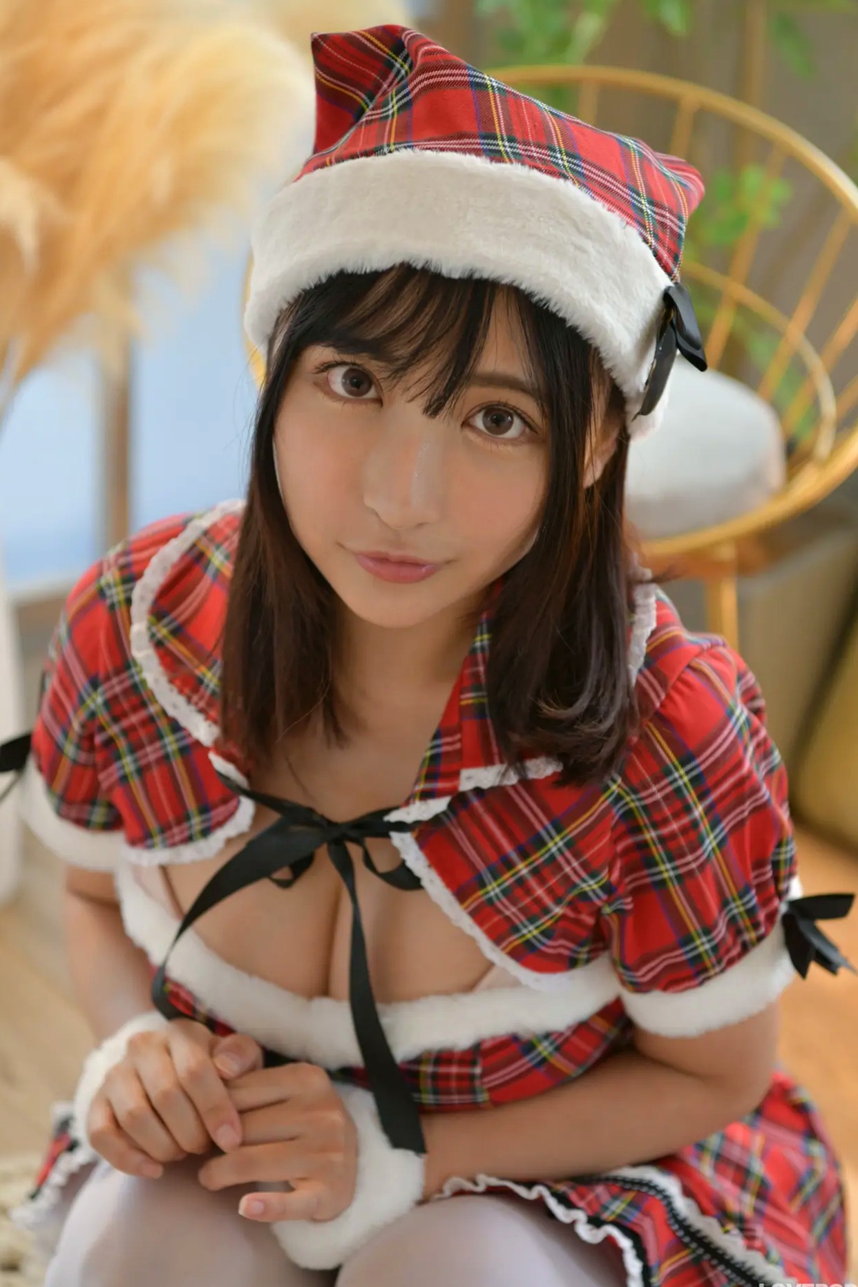 [LOVEPOP] Kaoru Ichihara 市原薫 Photoset 03 圣诞格子裙俏皮可爱角色扮演