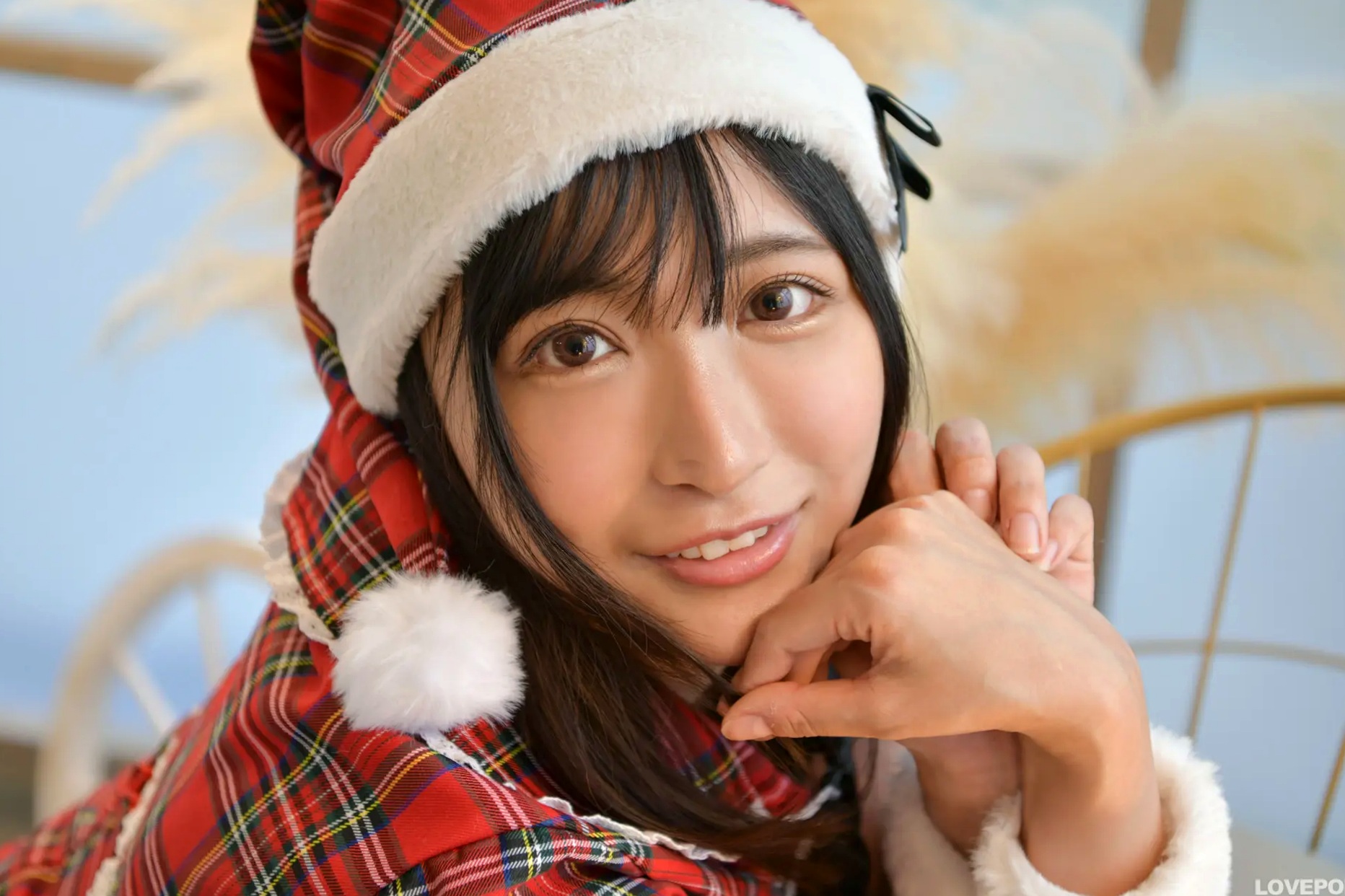 [LOVEPOP] Kaoru Ichihara 市原薫 Photoset 03 圣诞格子裙俏皮可爱角色扮演