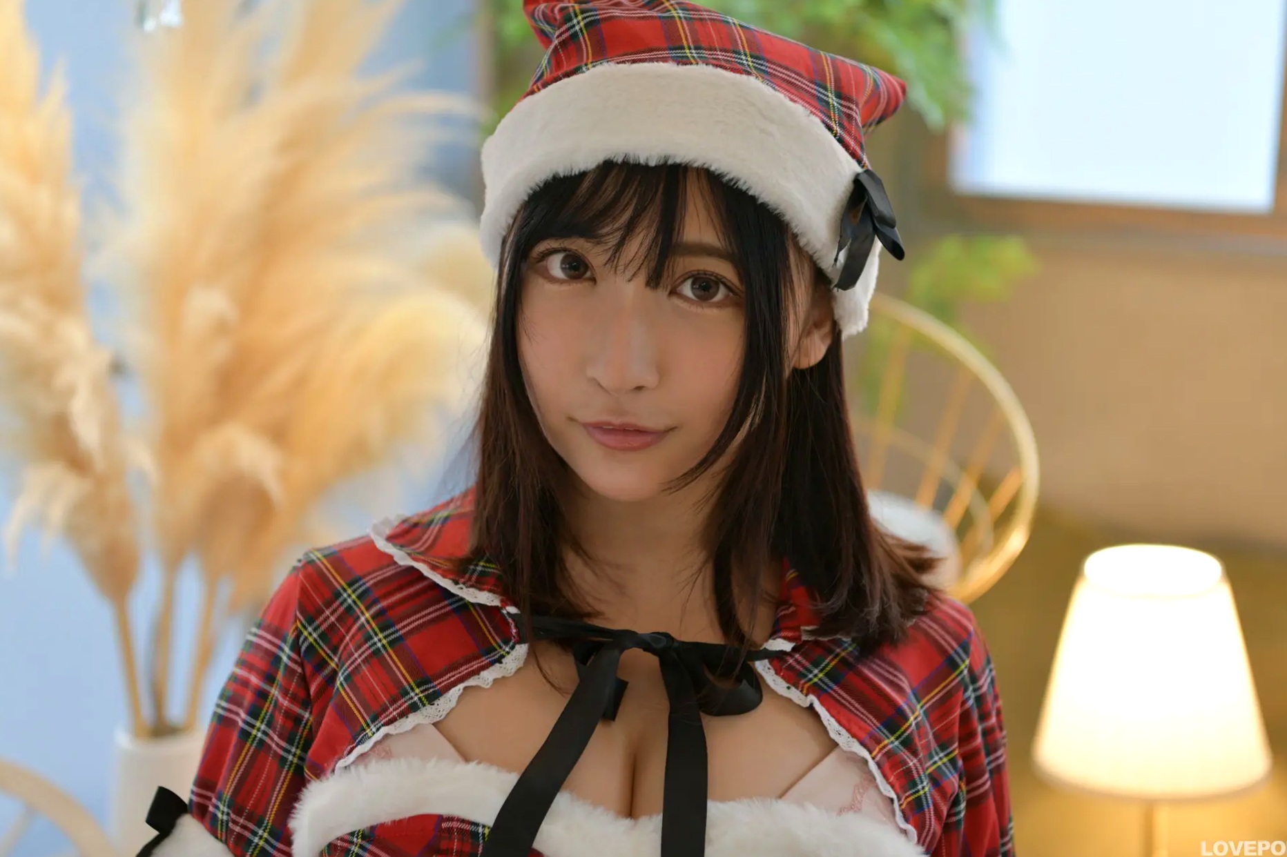[LOVEPOP] Kaoru Ichihara 市原薫 Photoset 03 圣诞格子裙俏皮可爱角色扮演