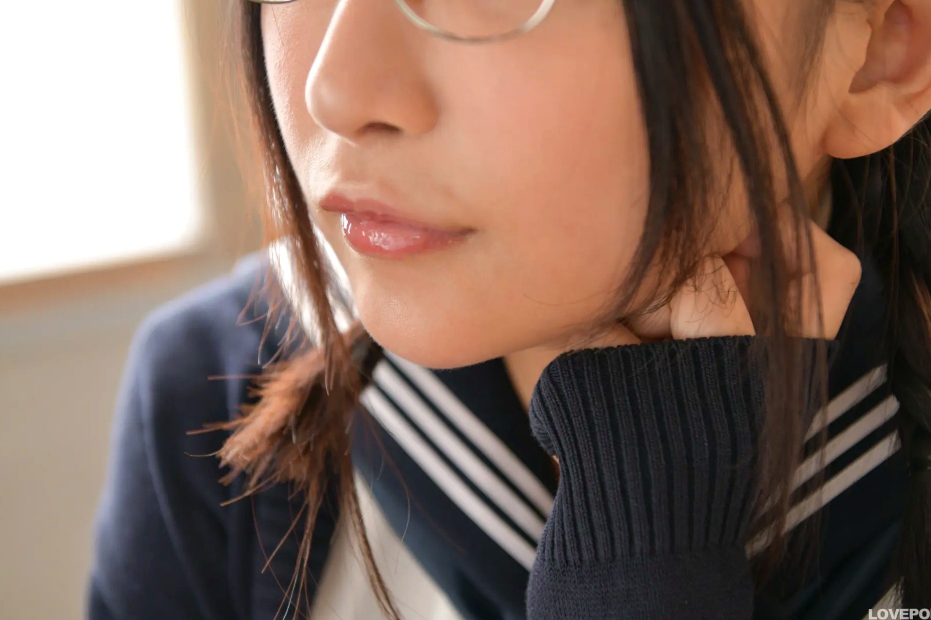 [LOVEPOP] Kaoru Ichihara 市原薫 Photoset 01 日本清纯校服黑丝制服写真