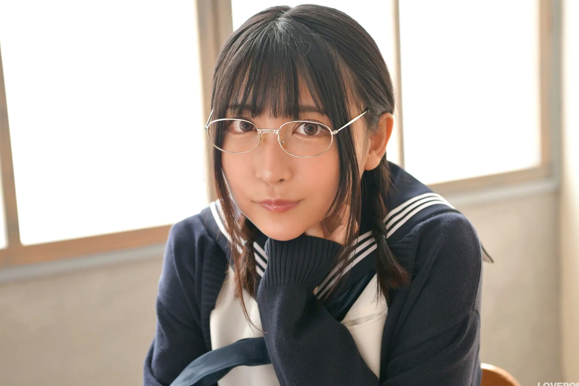 [LOVEPOP] Kaoru Ichihara 市原薫 Photoset 01 日本清纯校服黑丝制服写真