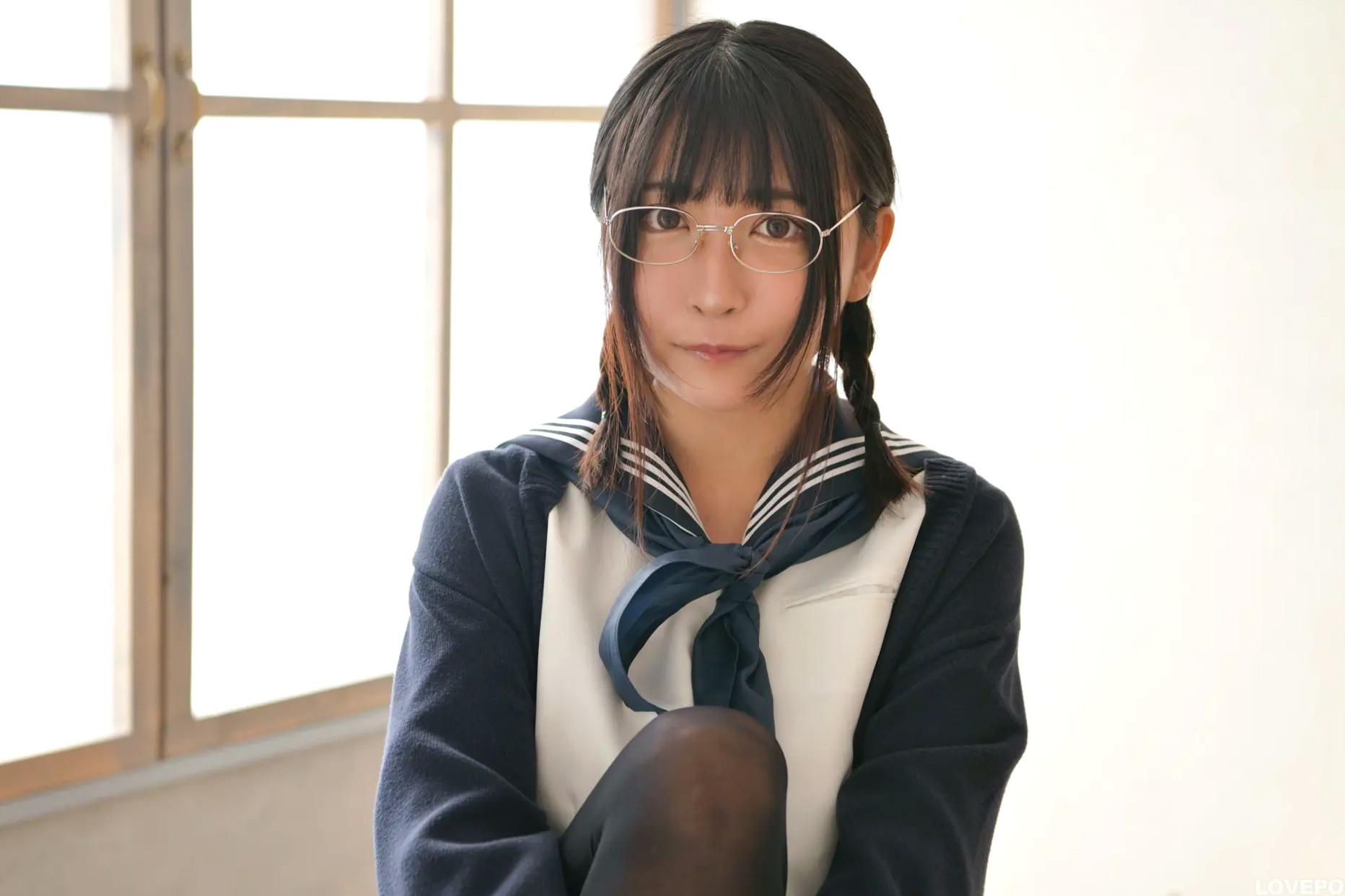 [LOVEPOP] Kaoru Ichihara 市原薫 Photoset 01 日本清纯校服黑丝制服写真