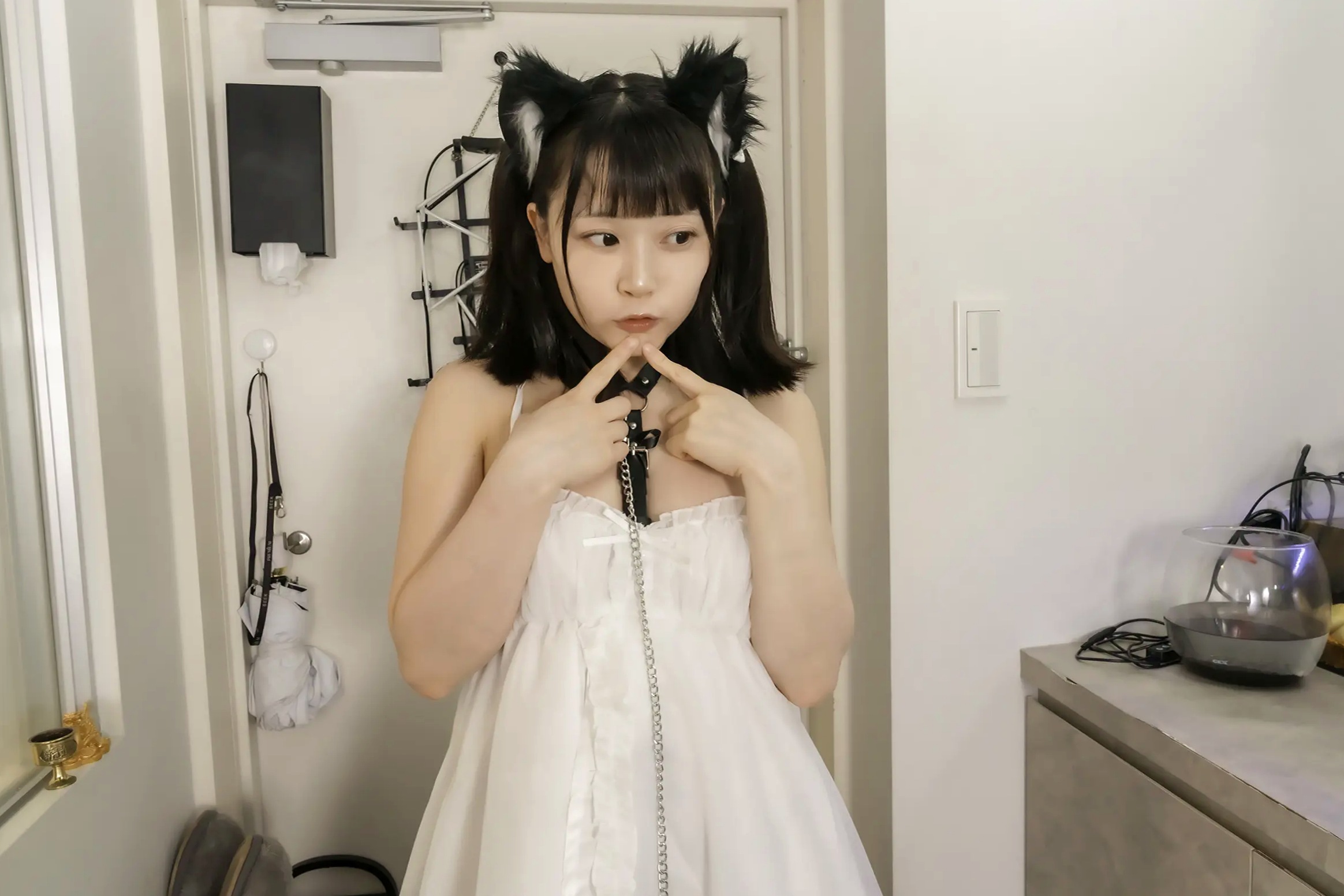 [Cosplay] Salt Melon 塩めろん。- 猫の恩返し 猫の正体はドスケベ変態女でした 性感猫娘家居私房大尺度角色扮演写真