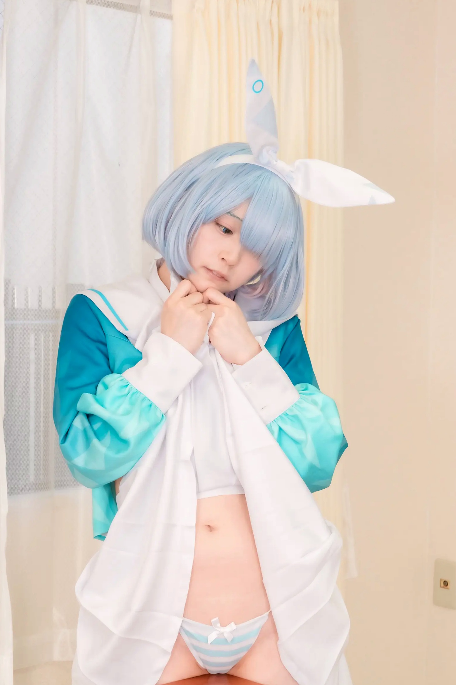 [Cosplay] Salt Melon 塩めろん。- アロナちゃんと秘密の放課後 蔚蓝档案阿罗娜保健室校服性感写真