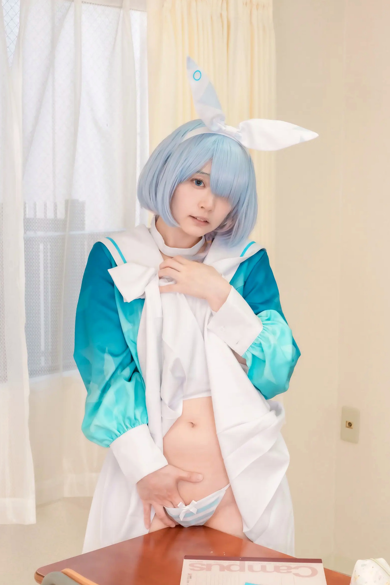 [Cosplay] Salt Melon 塩めろん。- アロナちゃんと秘密の放課後 蔚蓝档案阿罗娜保健室校服性感写真