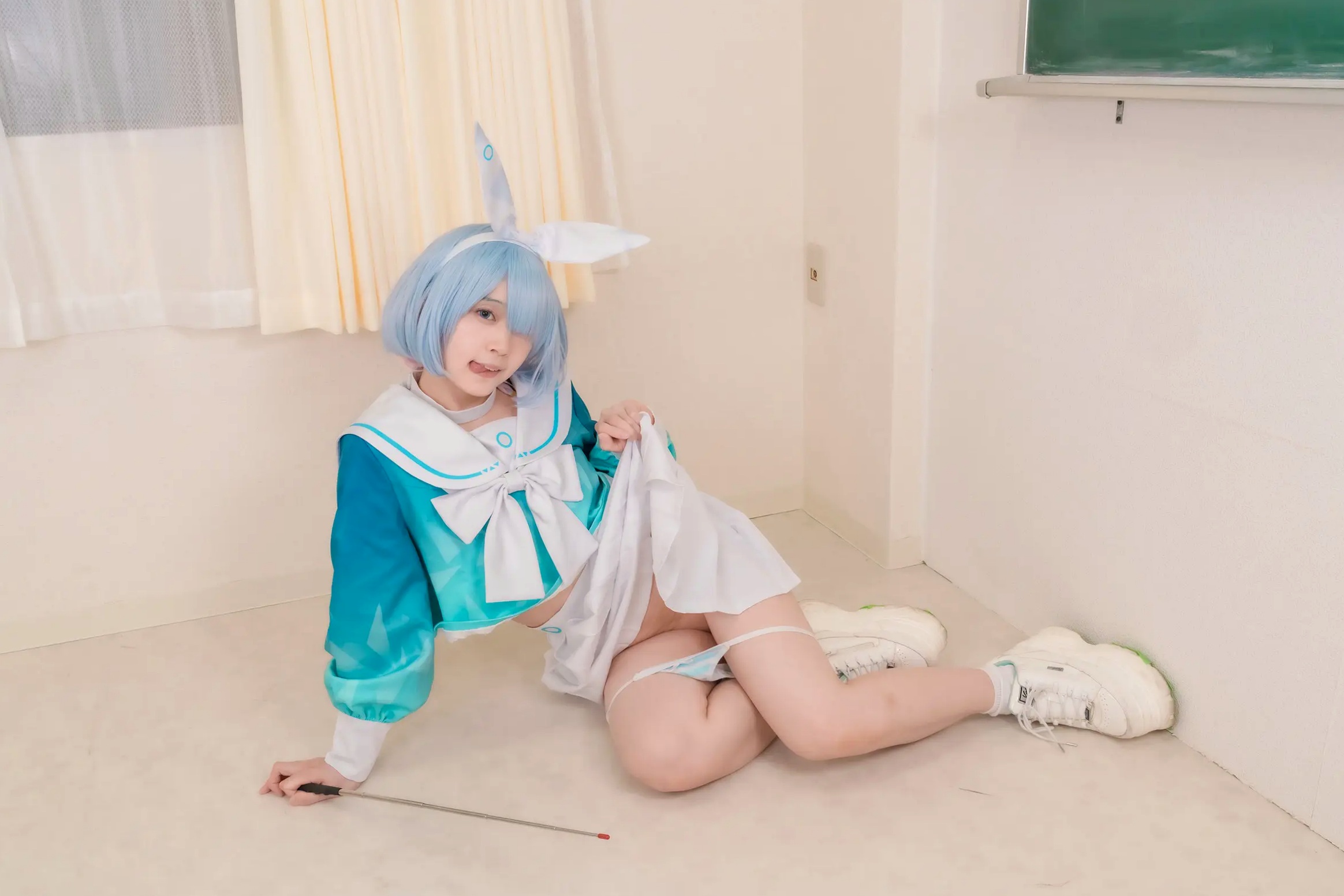 [Cosplay] Salt Melon 塩めろん。- アロナちゃんと秘密の放課後 蔚蓝档案阿罗娜保健室校服性感写真
