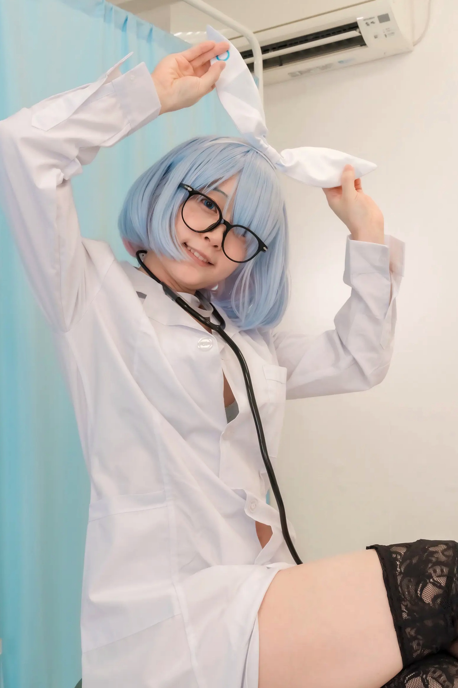 [Cosplay] Salt Melon 塩めろん。- アロナちゃんと秘密の放課後 蔚蓝档案阿罗娜保健室校服性感写真