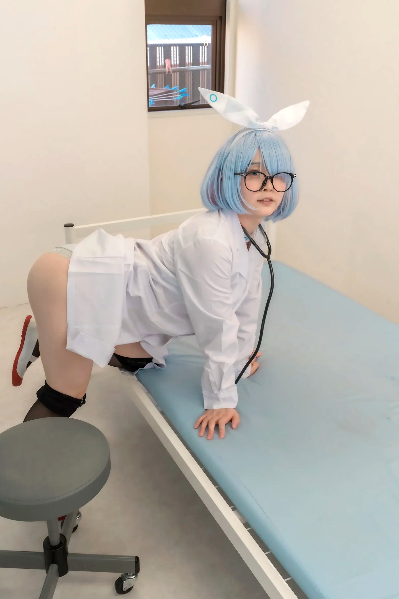[Cosplay] Salt Melon 塩めろん。- アロナちゃんと秘密の放課後 蔚蓝档案阿罗娜保健室校服性感写真