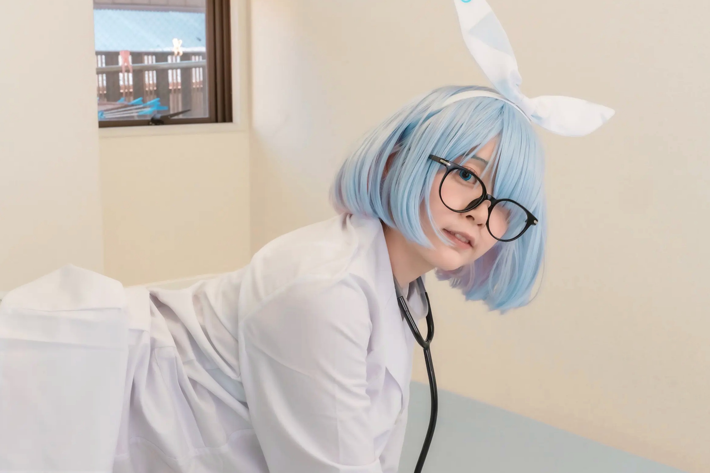 [Cosplay] Salt Melon 塩めろん。- アロナちゃんと秘密の放課後 蔚蓝档案阿罗娜保健室校服性感写真