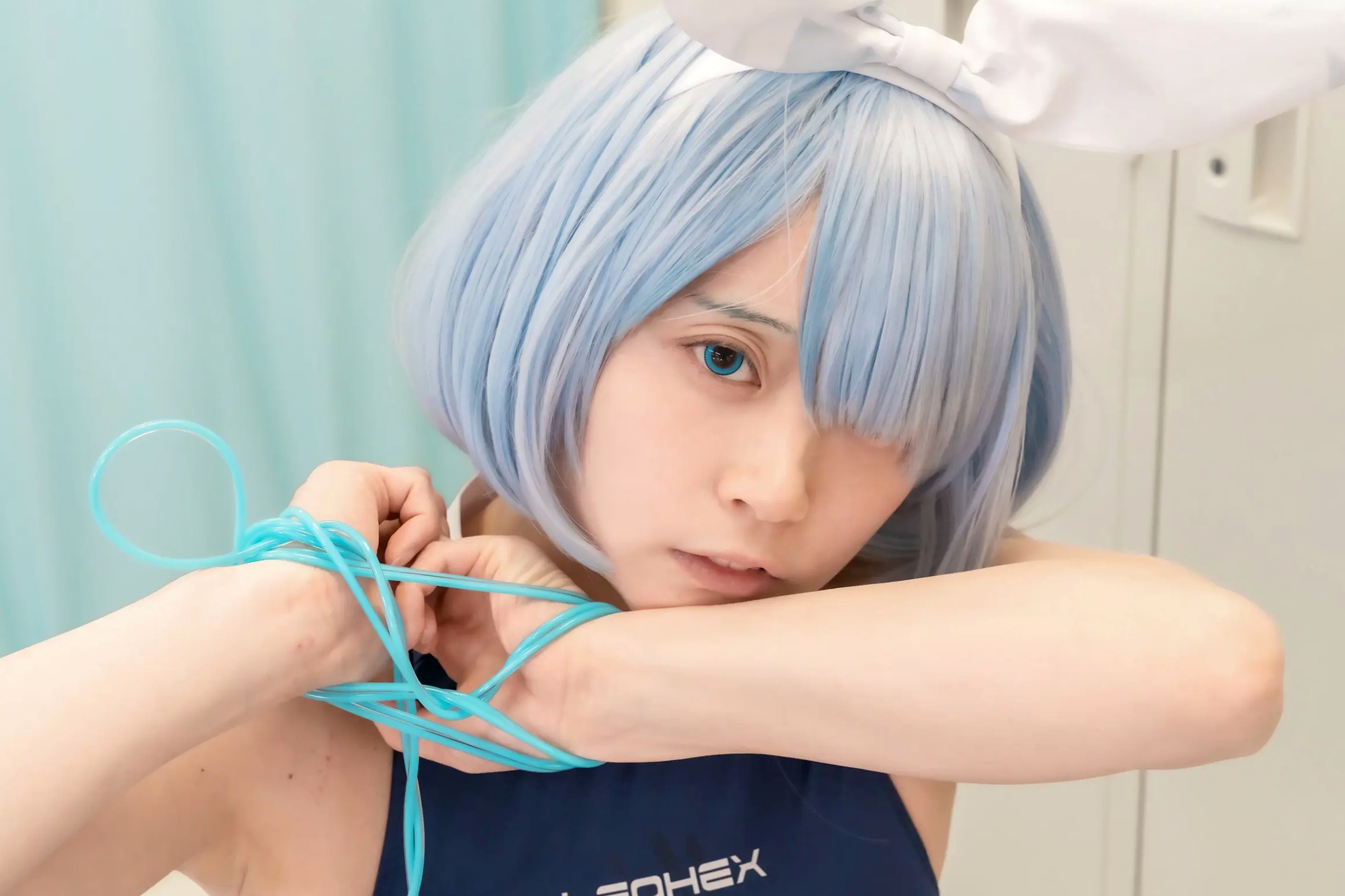 [Cosplay] Salt Melon 塩めろん。- アロナちゃんと秘密の放課後 蔚蓝档案阿罗娜保健室校服性感写真