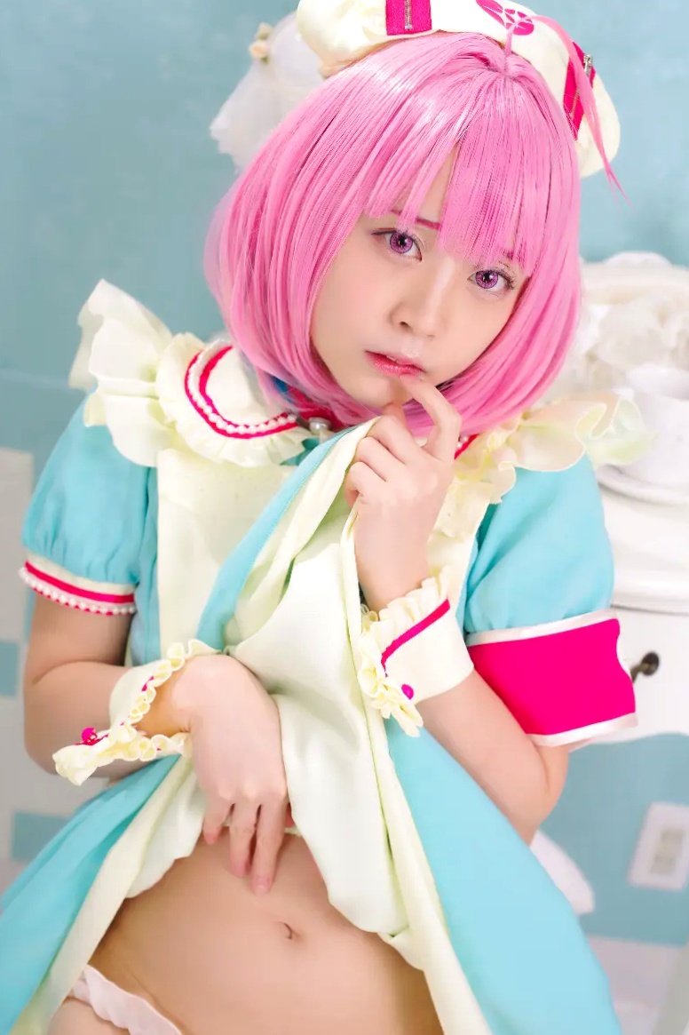 [Cosplay] Salt Melon 塩めろん。- さま、脱いだら人気が出るって本当ですか？！ 粉发萌妹性感私房写真