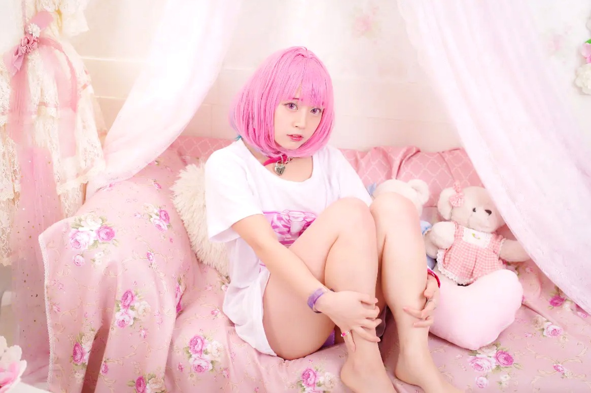 [Cosplay] Salt Melon 塩めろん。- さま、脱いだら人気が出るって本当ですか？！ 粉发萌妹性感私房写真