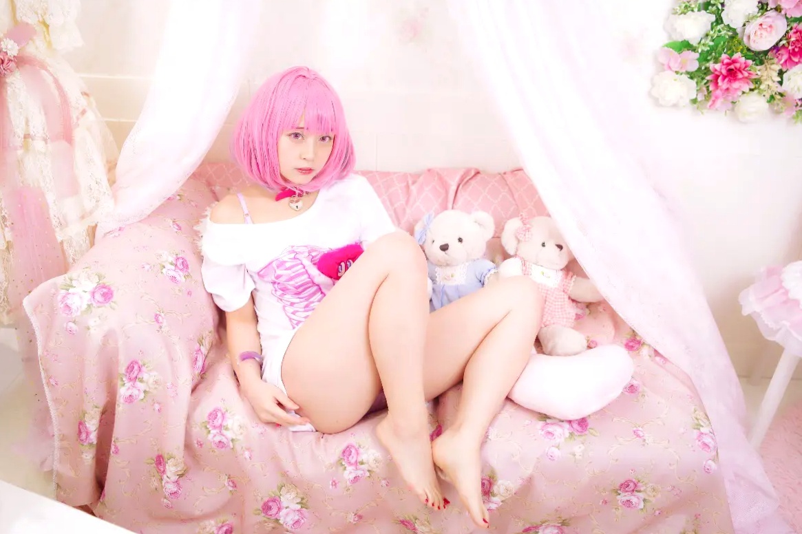 [Cosplay] Salt Melon 塩めろん。- さま、脱いだら人気が出るって本当ですか？！ 粉发萌妹性感私房写真