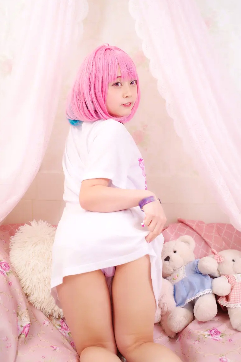 [Cosplay] Salt Melon 塩めろん。- さま、脱いだら人気が出るって本当ですか？！ 粉发萌妹性感私房写真