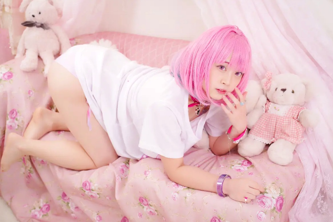 [Cosplay] Salt Melon 塩めろん。- さま、脱いだら人気が出るって本当ですか？！ 粉发萌妹性感私房写真