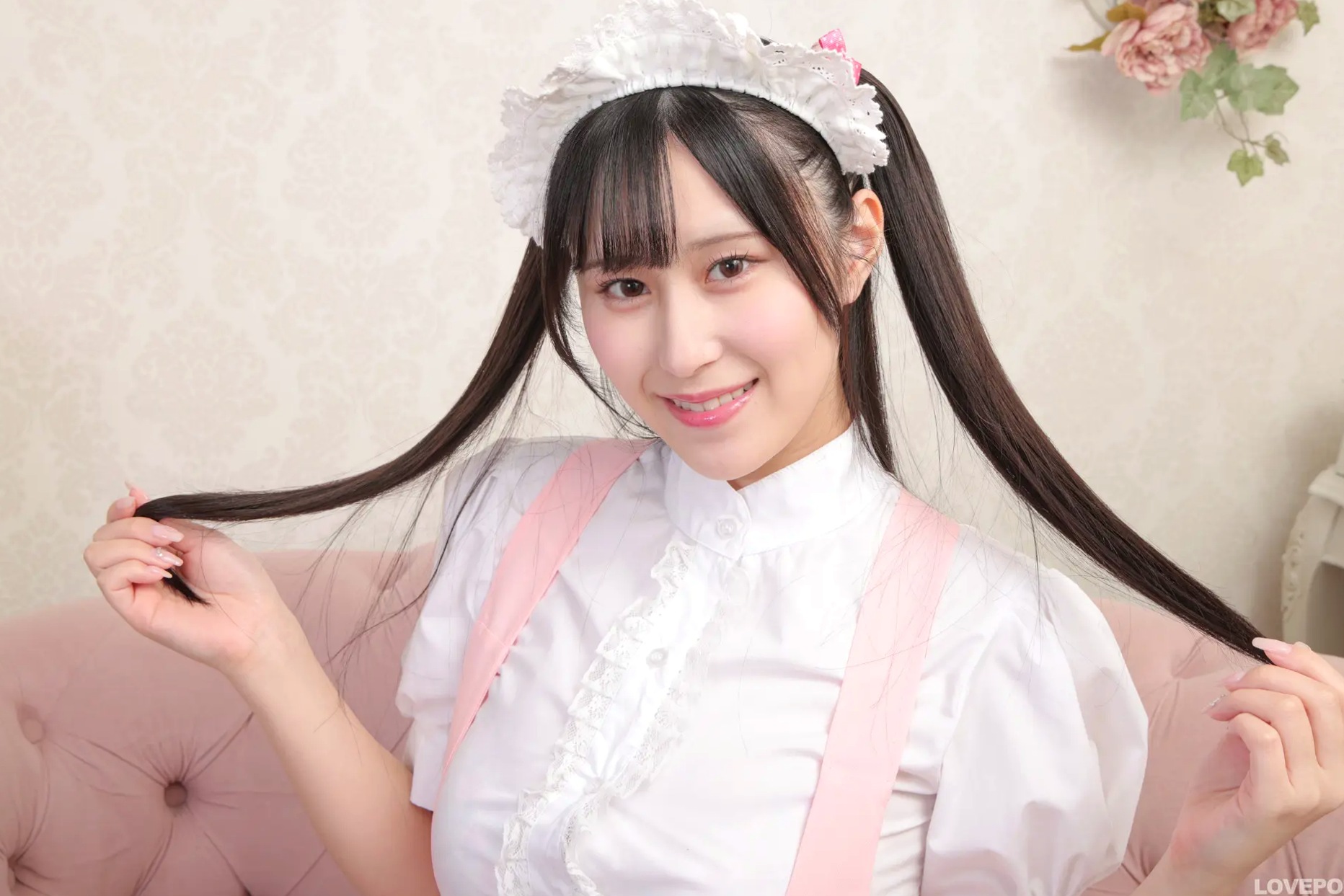 [LOVEPOP] Hibiki Amamiya 雨宮ひびき Photoset 04 粉嫩女仆装性感私房写真