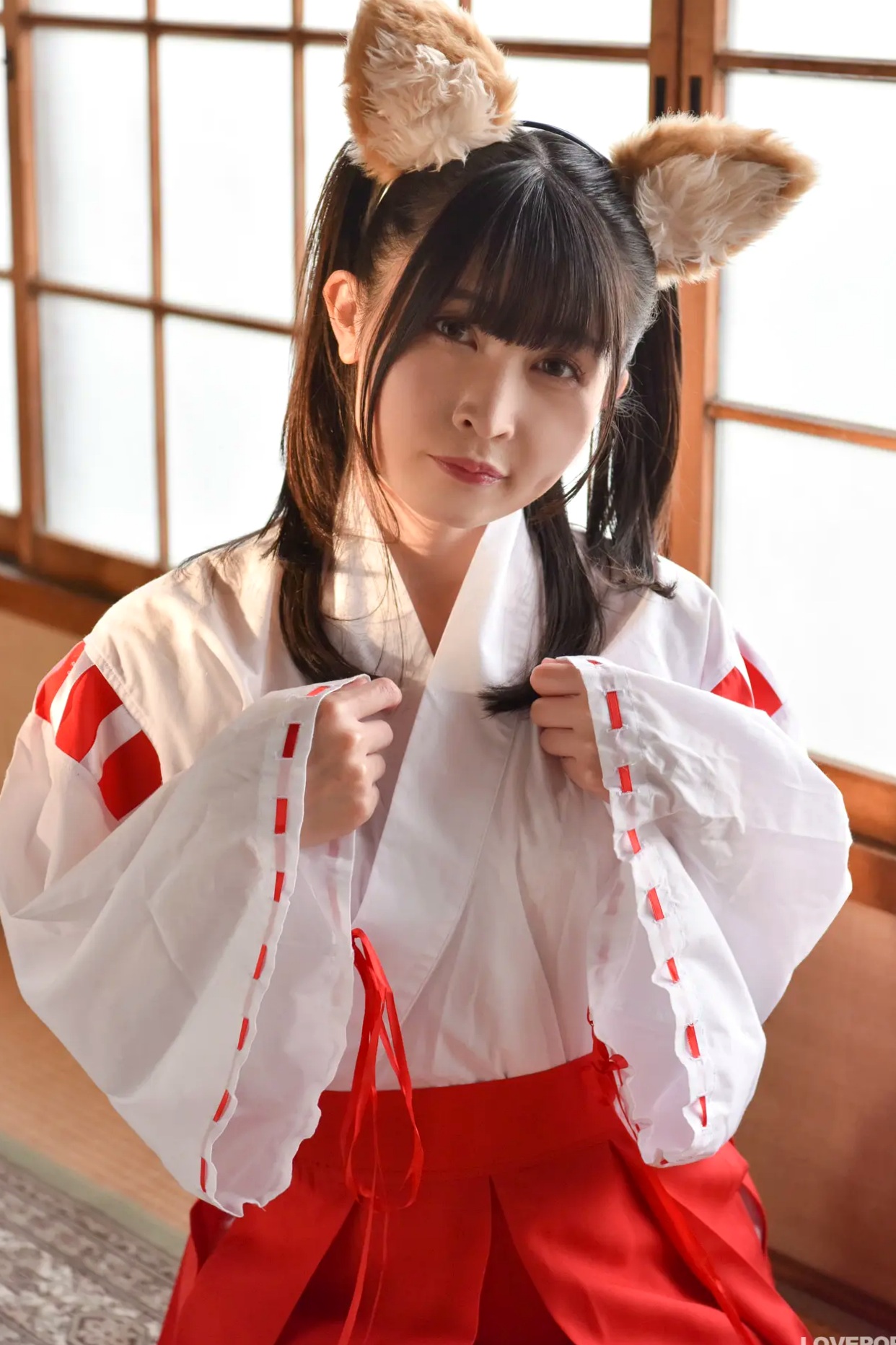 [LOVEPOP] 水那しおね Shione Mizuna Photoset 07 日系和风兽耳巫女Cosplay清纯写真