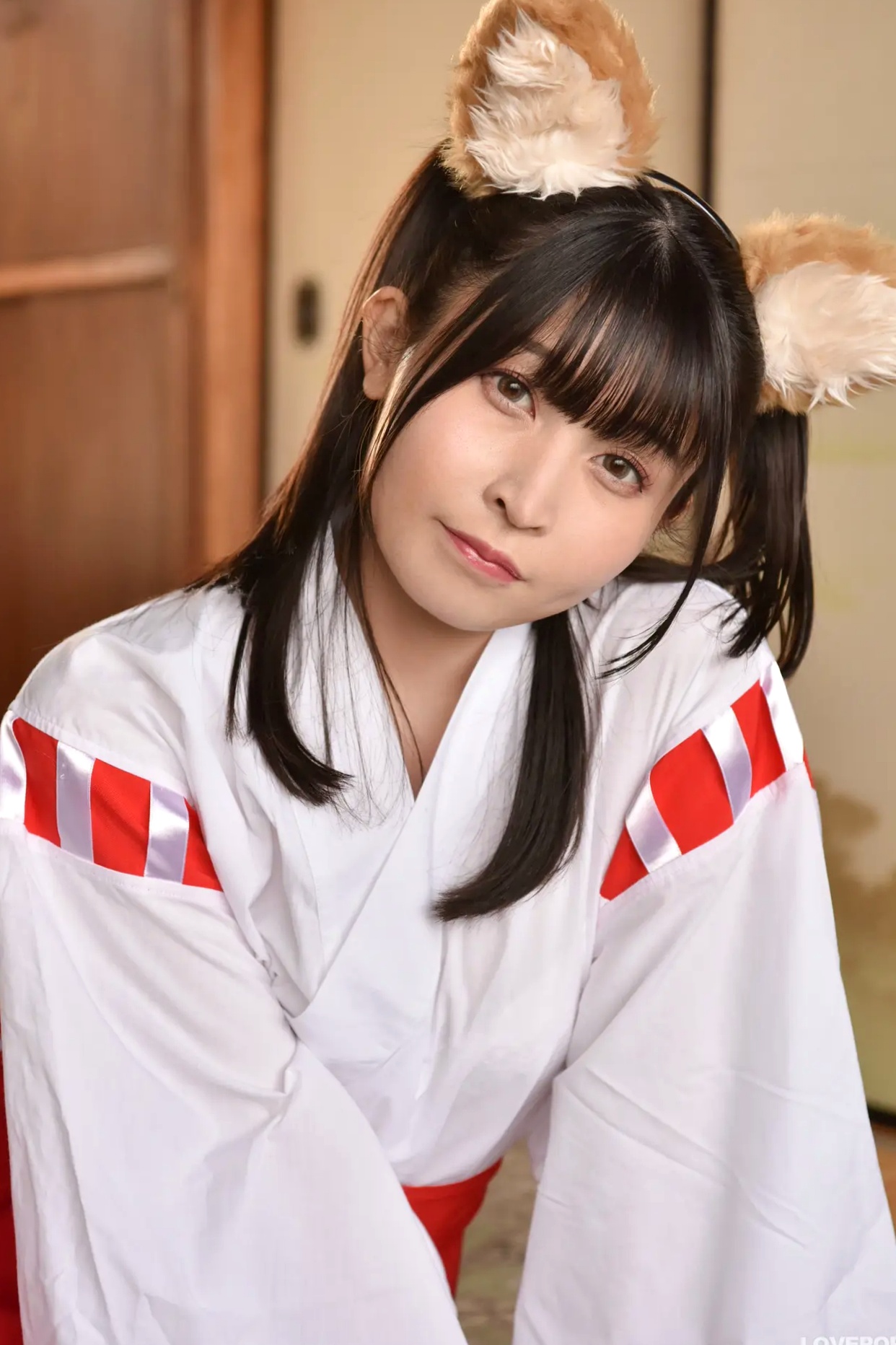 [LOVEPOP] 水那しおね Shione Mizuna Photoset 07 日系和风兽耳巫女Cosplay清纯写真