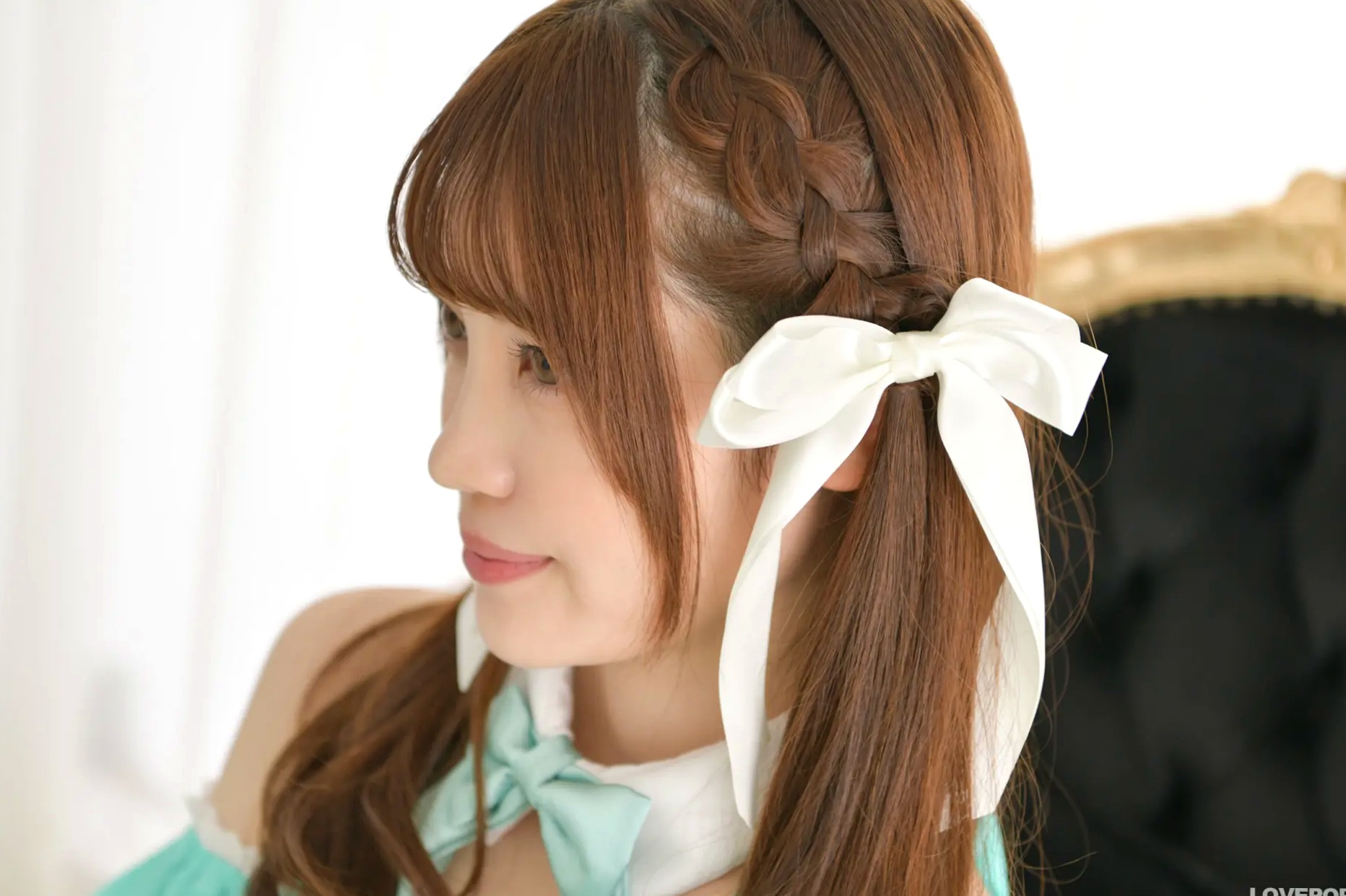 [LOVEPOP] Arisa Akagi 赤城ありさ Photoset 04 薄荷绿萌系COS制服清纯写真