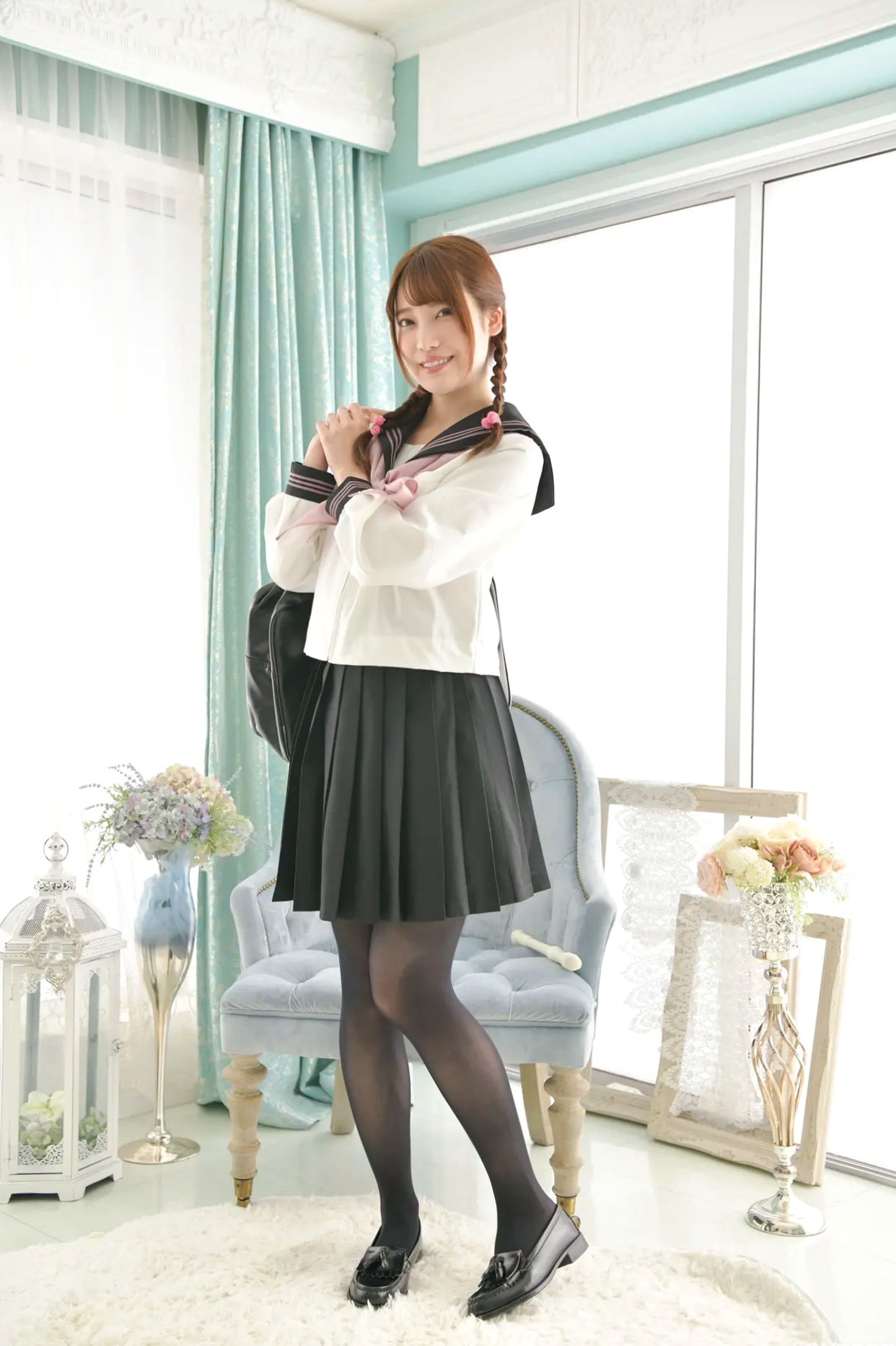 [LOVEPOP] Arisa Akagi 赤城ありさ Photoset 01 日系清纯水手服黑丝诱惑私房写真