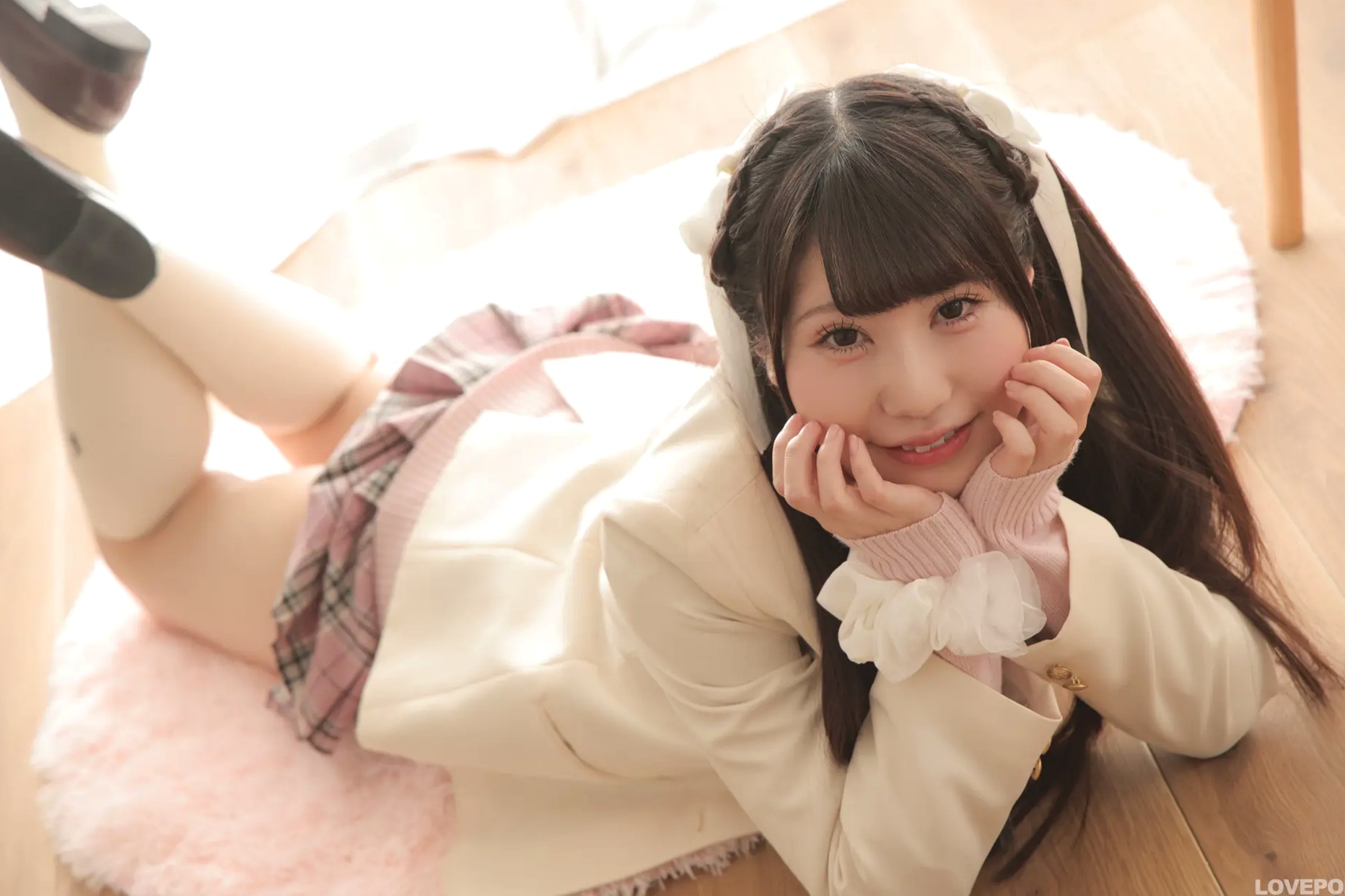 [LOVEPOP] Meru Momose 桃瀬める Photoset 05 日系粉嫩校服制服清纯美腿私房写真